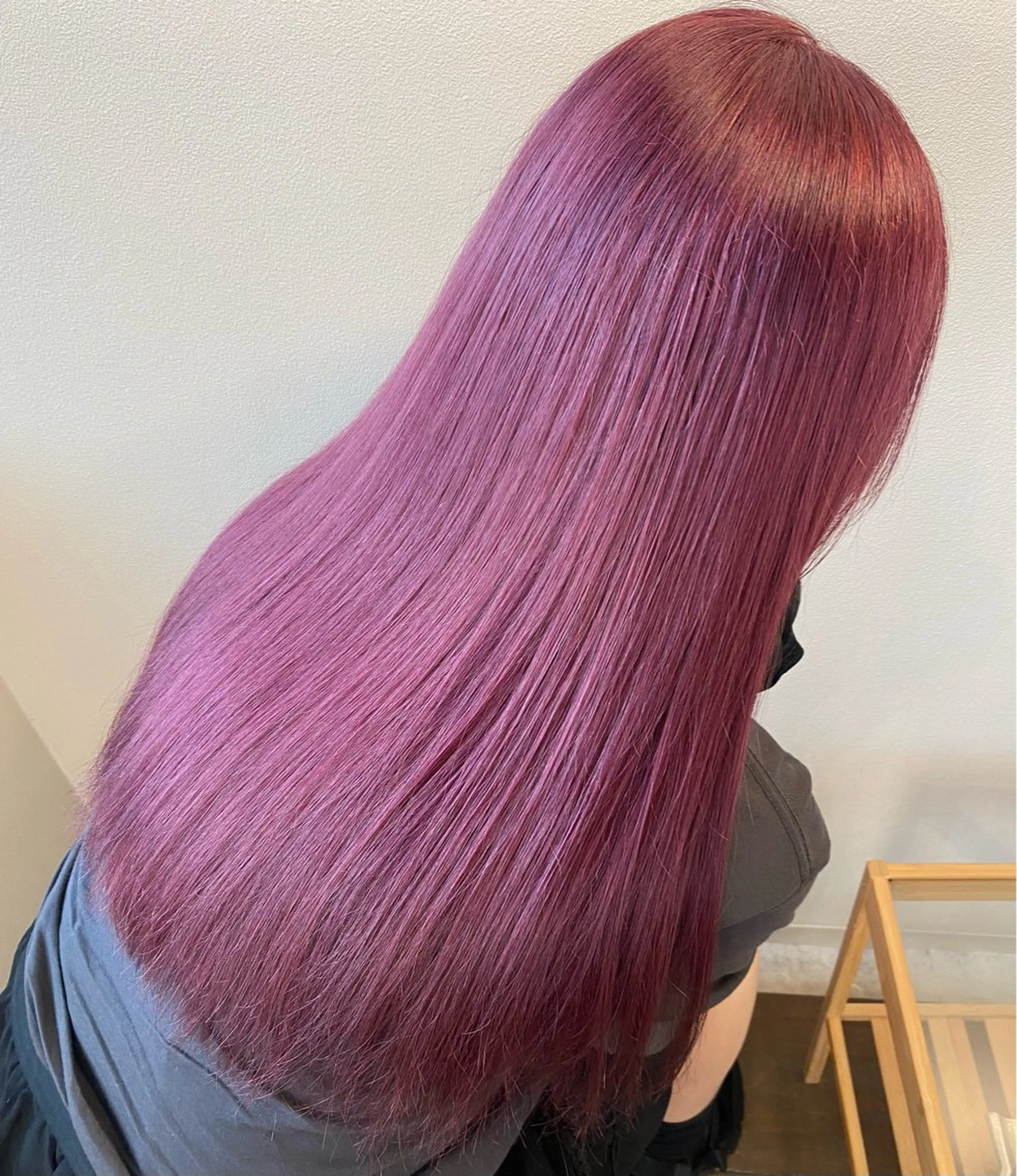 ロング カラー ラベンダーカラー ピンクカラー ピンクラベンダー 豊中美容室COCOLUANA所属・CHISATO /暖色カラー❤️のヘアスタイル