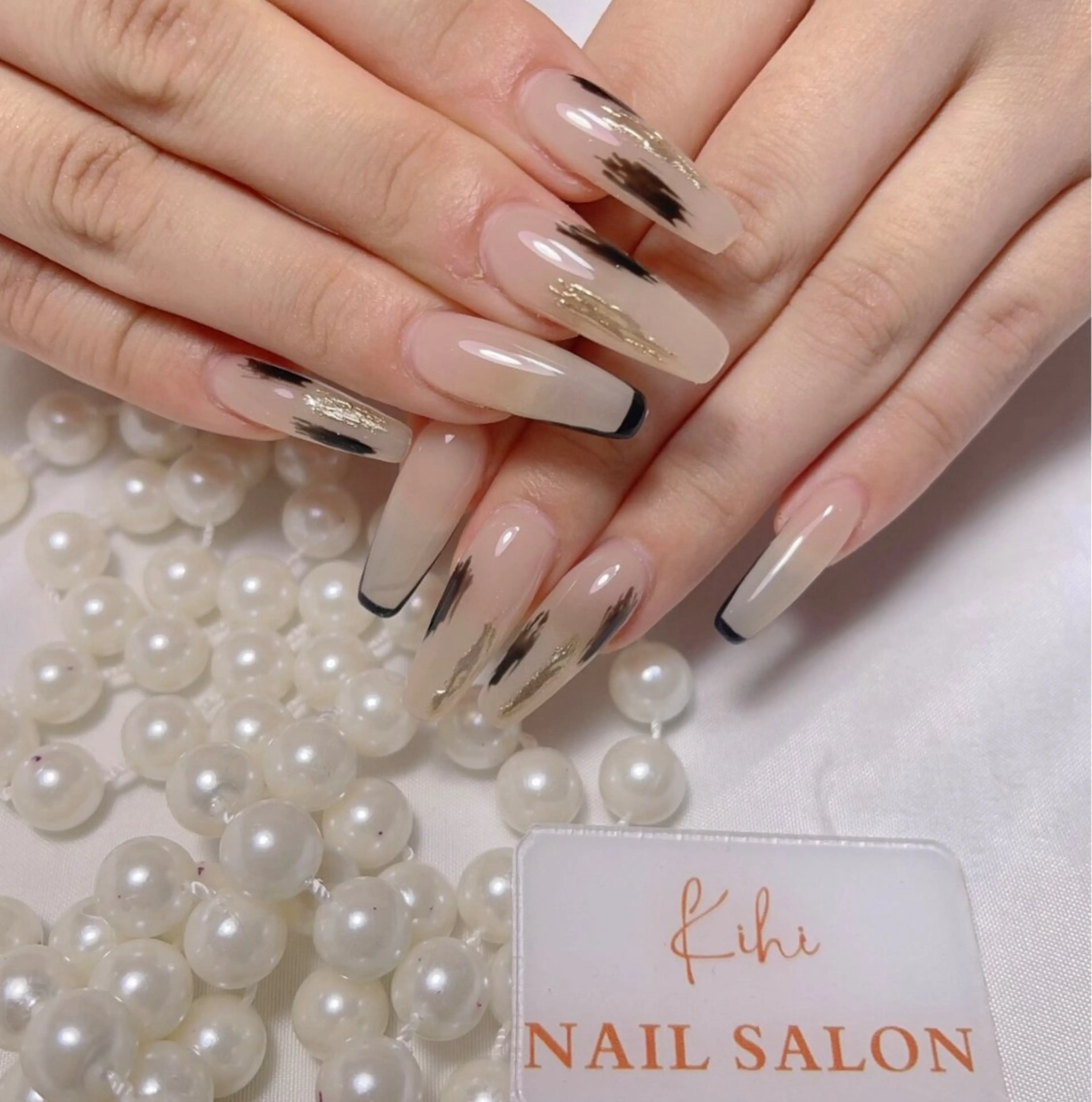 ネイル 持ち込み ネイルチップ 福島 みきのネイルデザイン