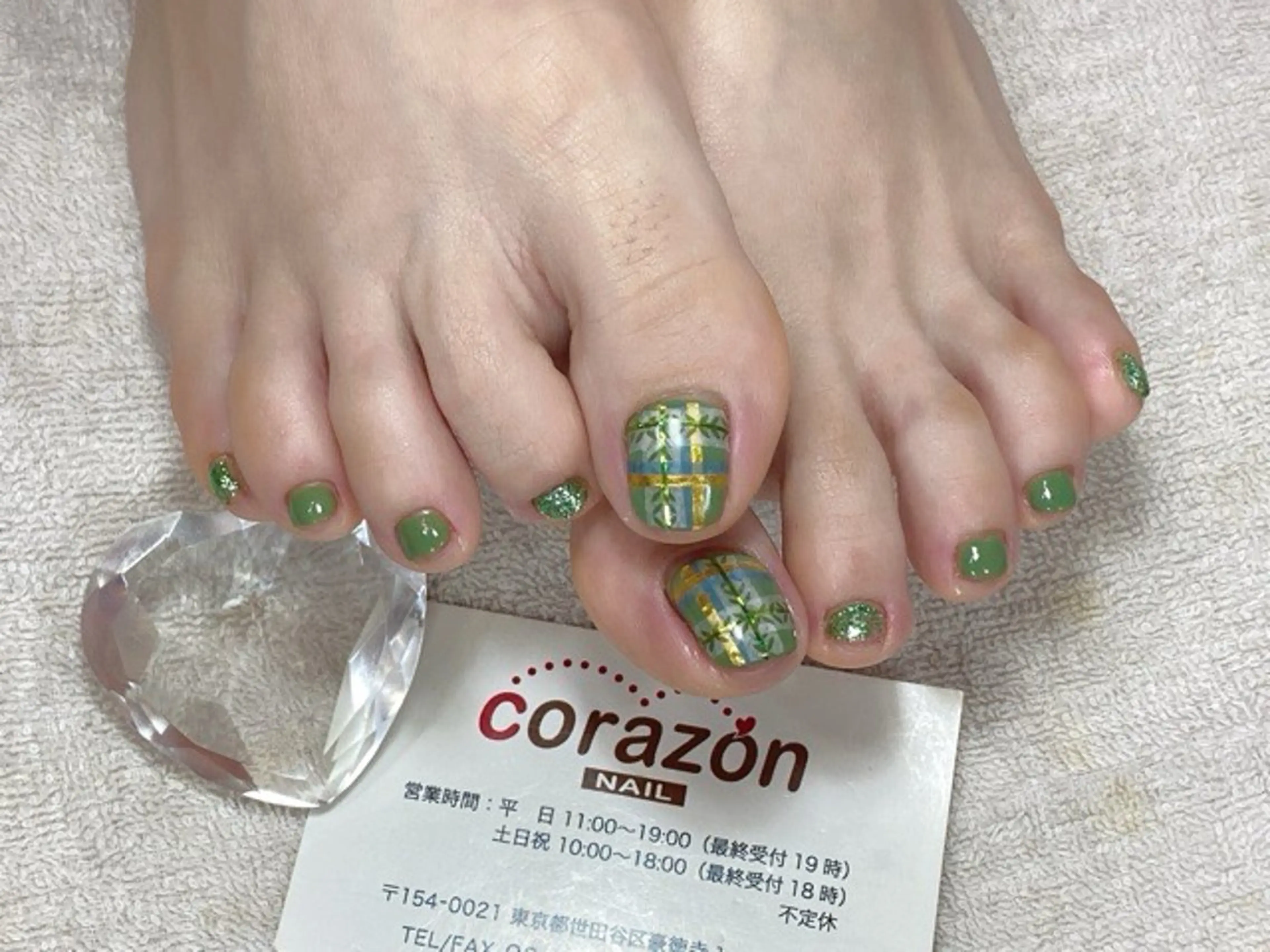 ネイル アートネイル フットネイル フットネイル corazon所属・ネイリスト aicoのネイルデザイン