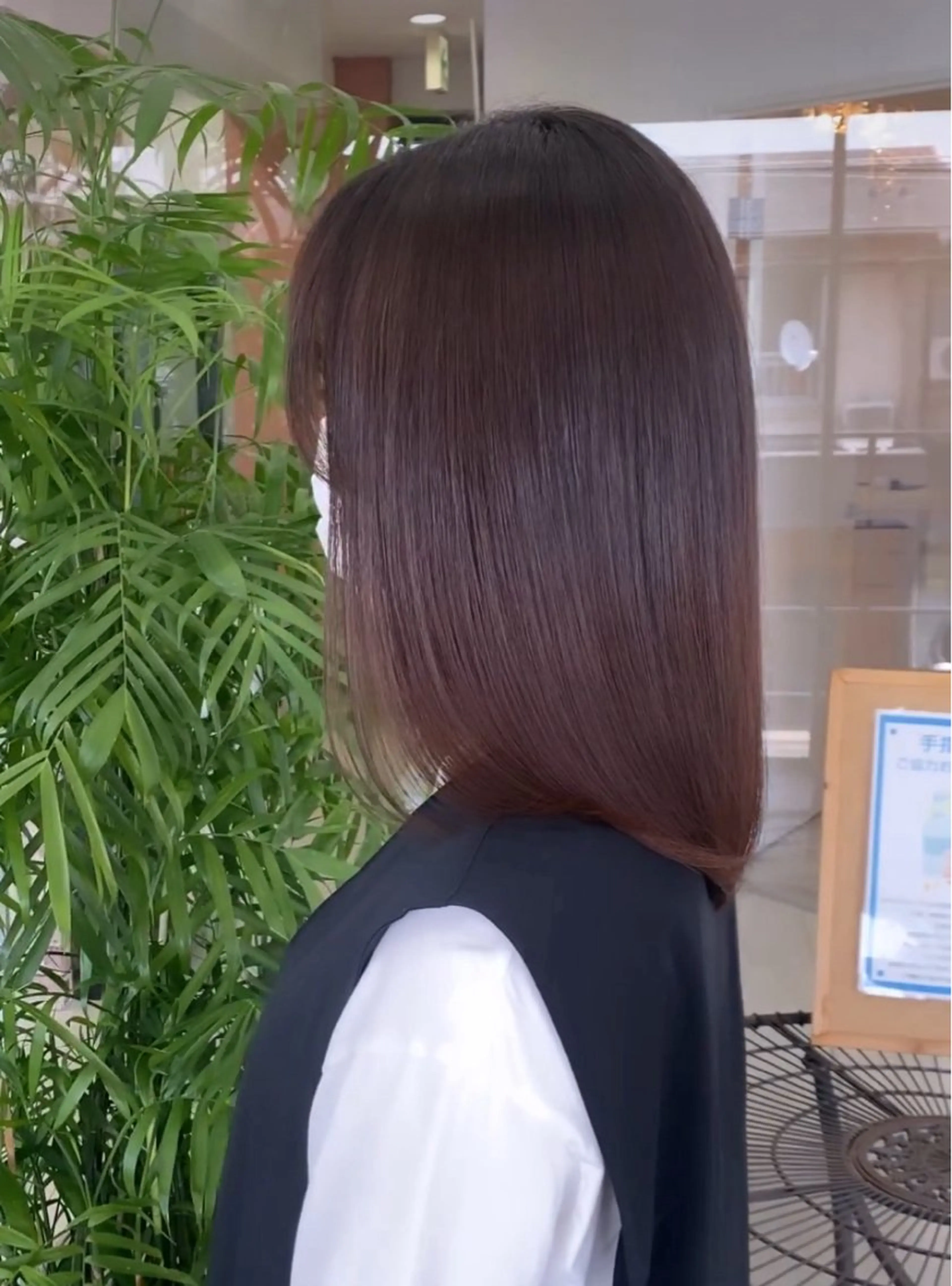 ミディアム カラー カット ヘアカラー トリートメント Happiness王寺店所属・ボブ、韓国特化型 ✨中野悠のヘアスタイル