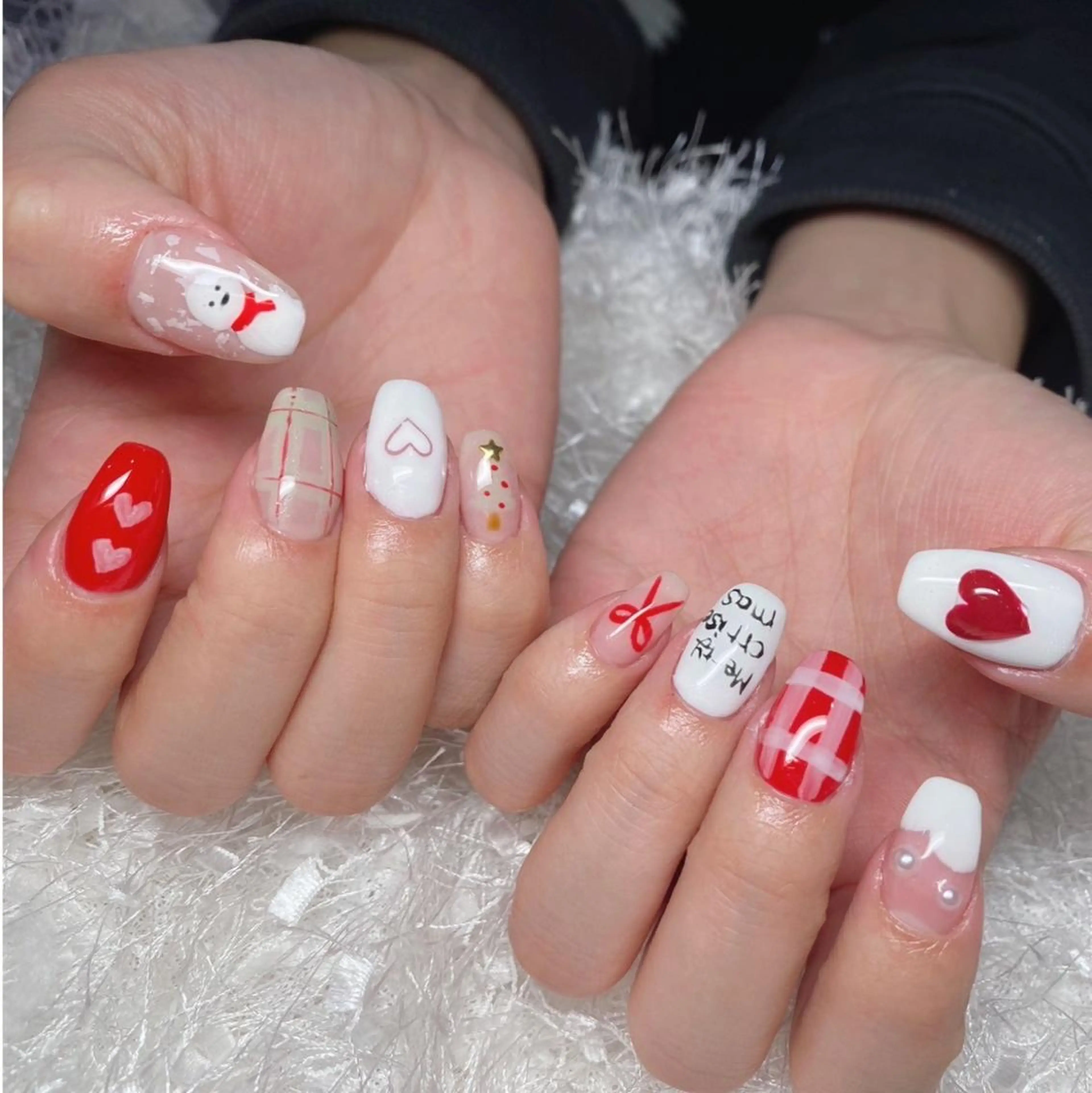 ネイル 長さ出し フレンチネイル ジェルネイル グラデーション 韓国ネイル ハンドネイル Nail&eye Belire 新宿のネイルデザイン