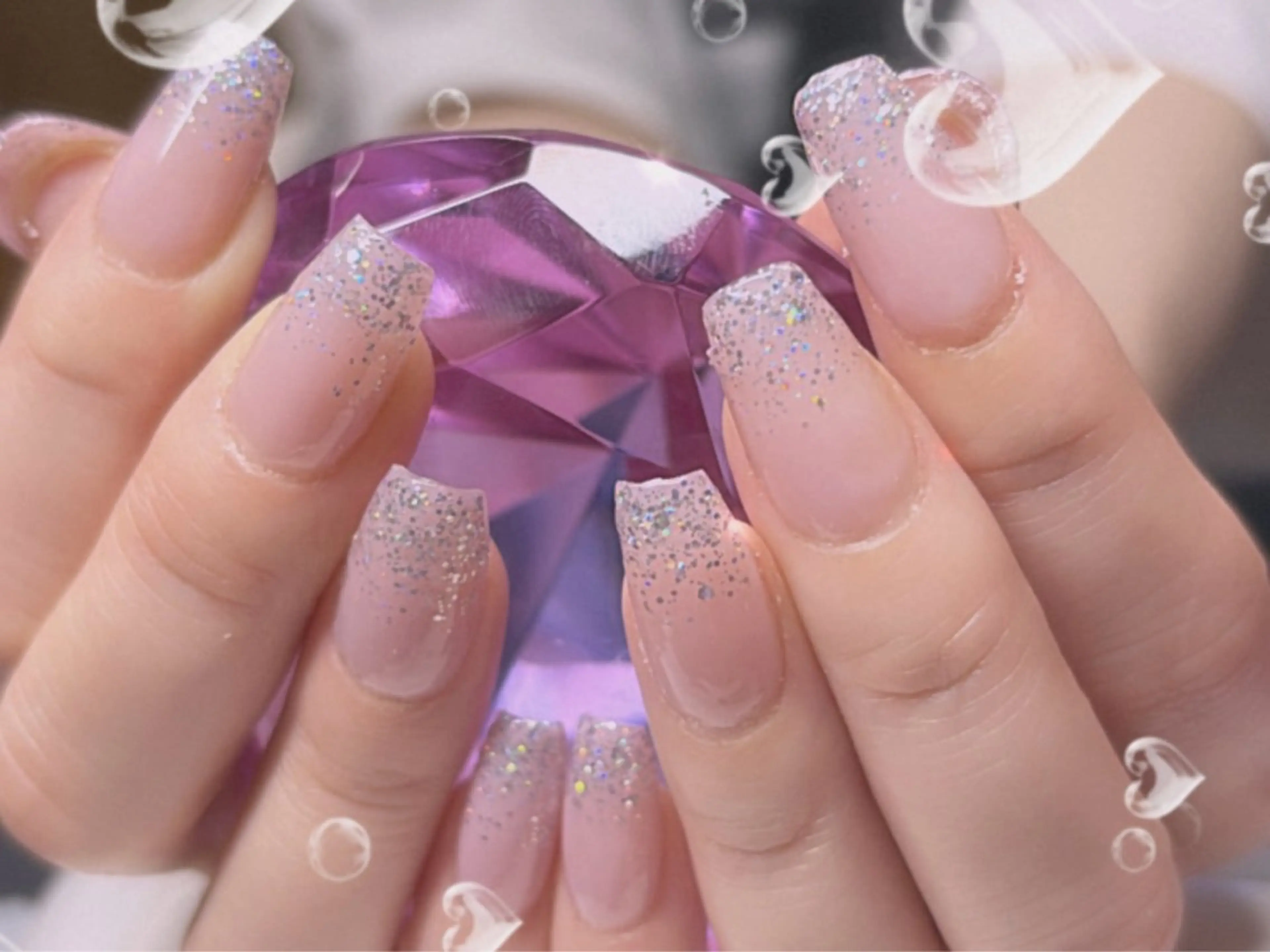 ネイル グラデーション ラメ(グリッター) ラメグラデーション NailSalona.k.a所属・k CHIORIのネイルデザイン