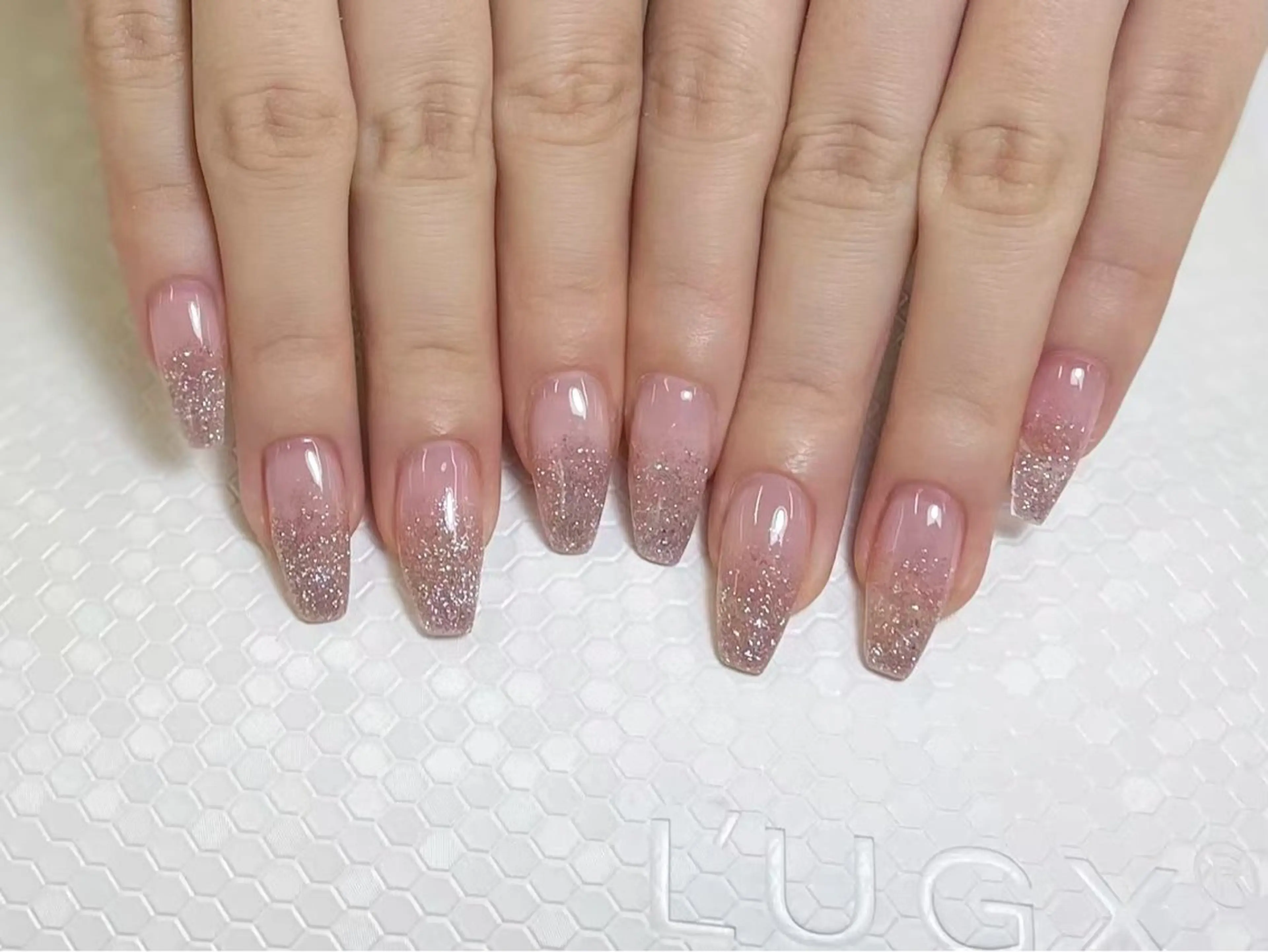 ネイル チークネイル フットネイル フレンチネイル ジェルネイル ガラスフレンチ ハンドネイル 柚子 Nikoのネイルデザイン