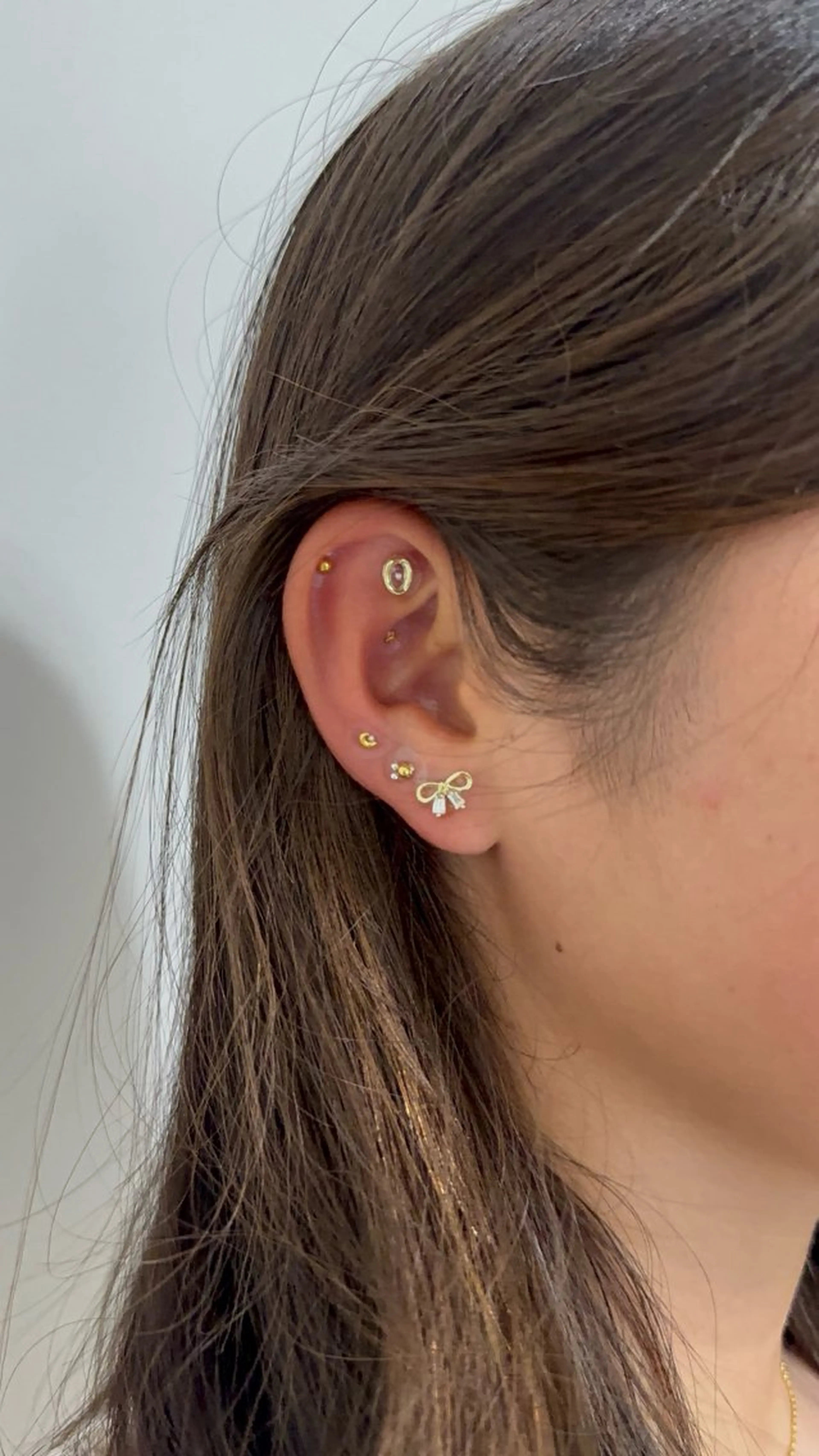 💎耳つぼジュエリー💎片耳3パーツ(両耳計6パーツ)装着可能👂🎀の写真