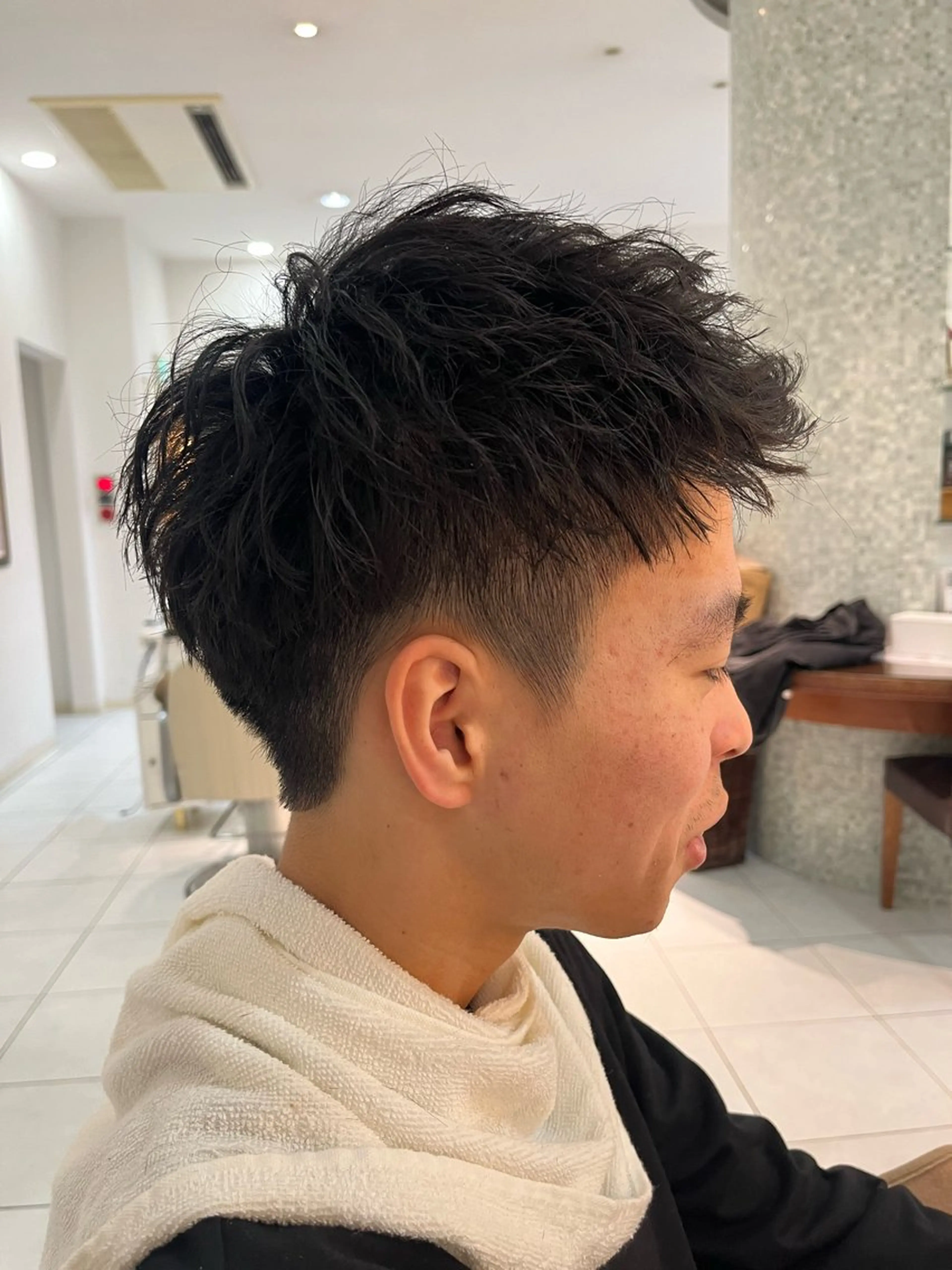 メンズ 金安 かんたのヘアスタイル