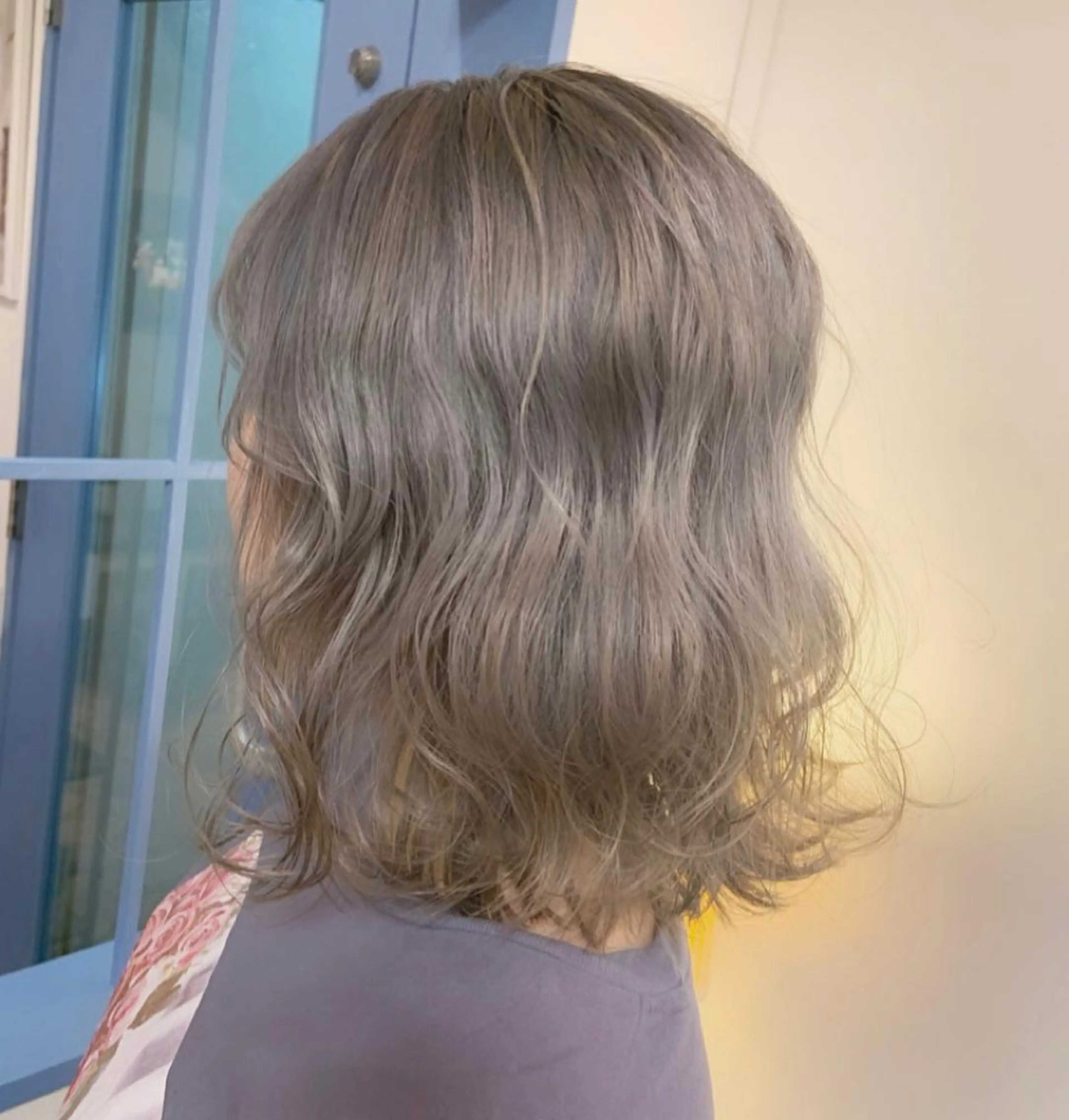 ミディアム ヘアカラー 韓国ヘア🇰🇷 YURIYAのヘアスタイル