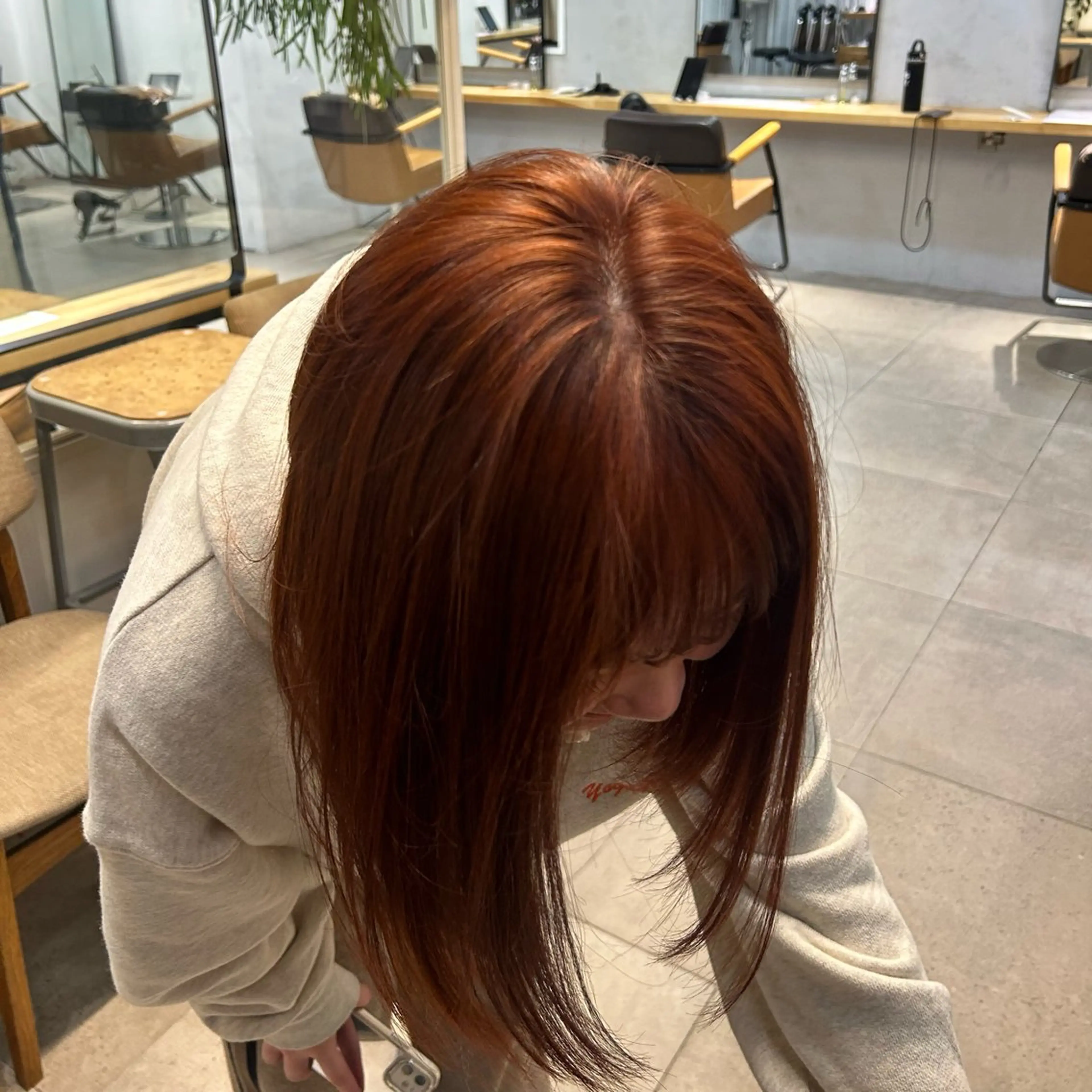 カラー ヘアカラー じゅわっと暖色カラー 🍊Moemiのヘアスタイル