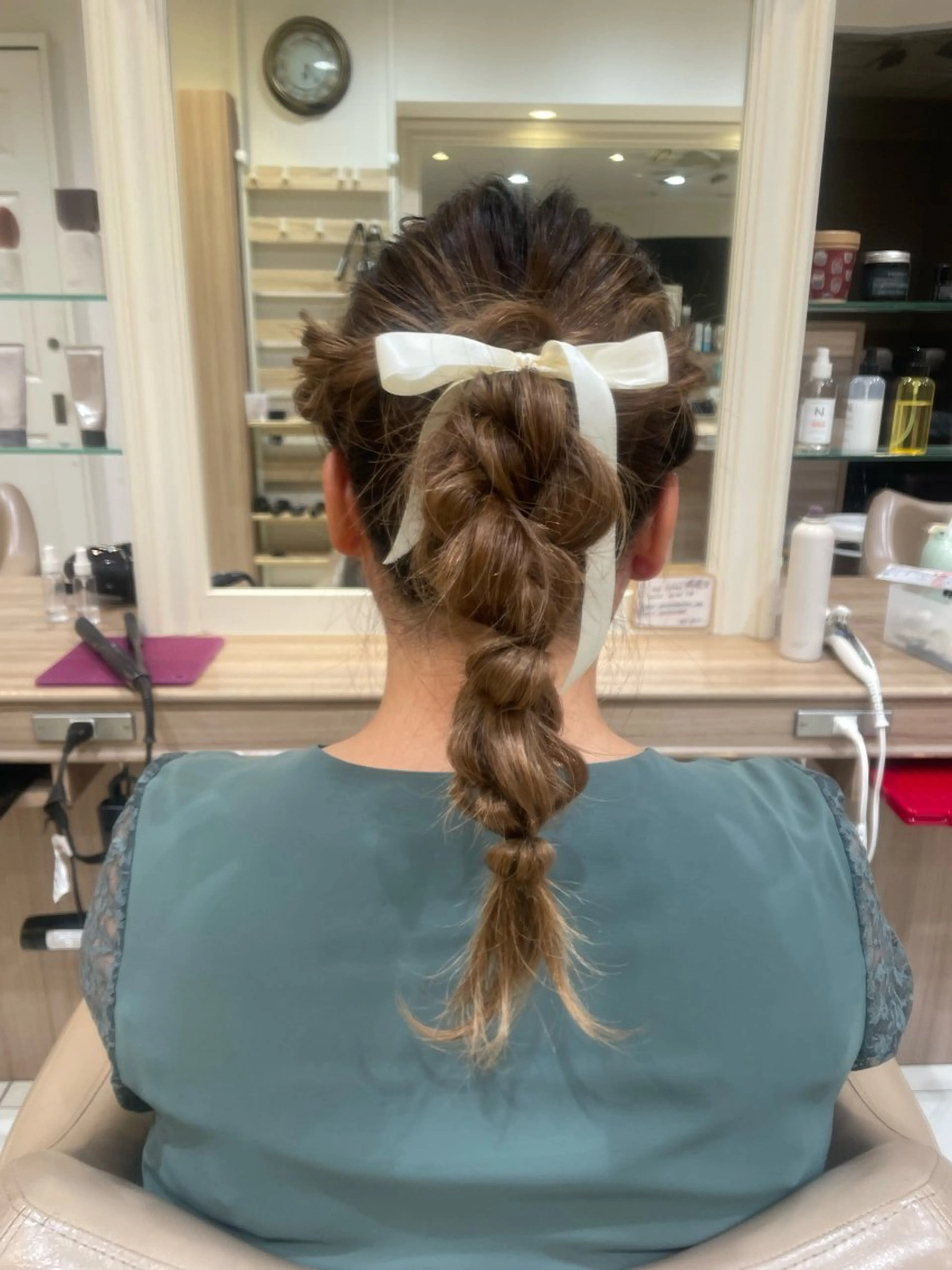 セミロング ヘアアレンジ ヘアセット 韓国ヘアメイク🎀/ 縮毛矯正✨山本媛香のヘアスタイル