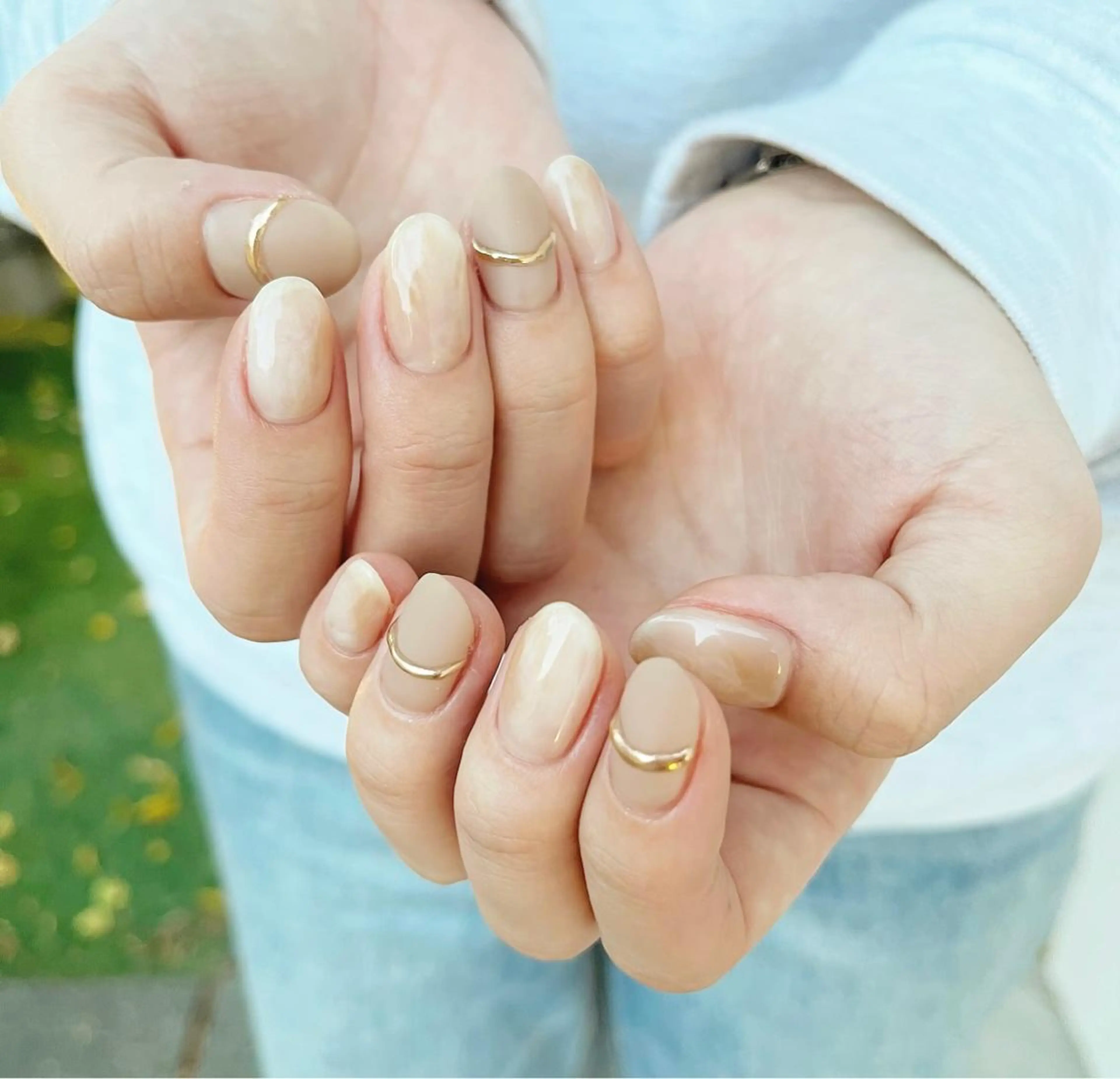 🦩ハンドネイルワンカラー🦩▫️オフなしの写真