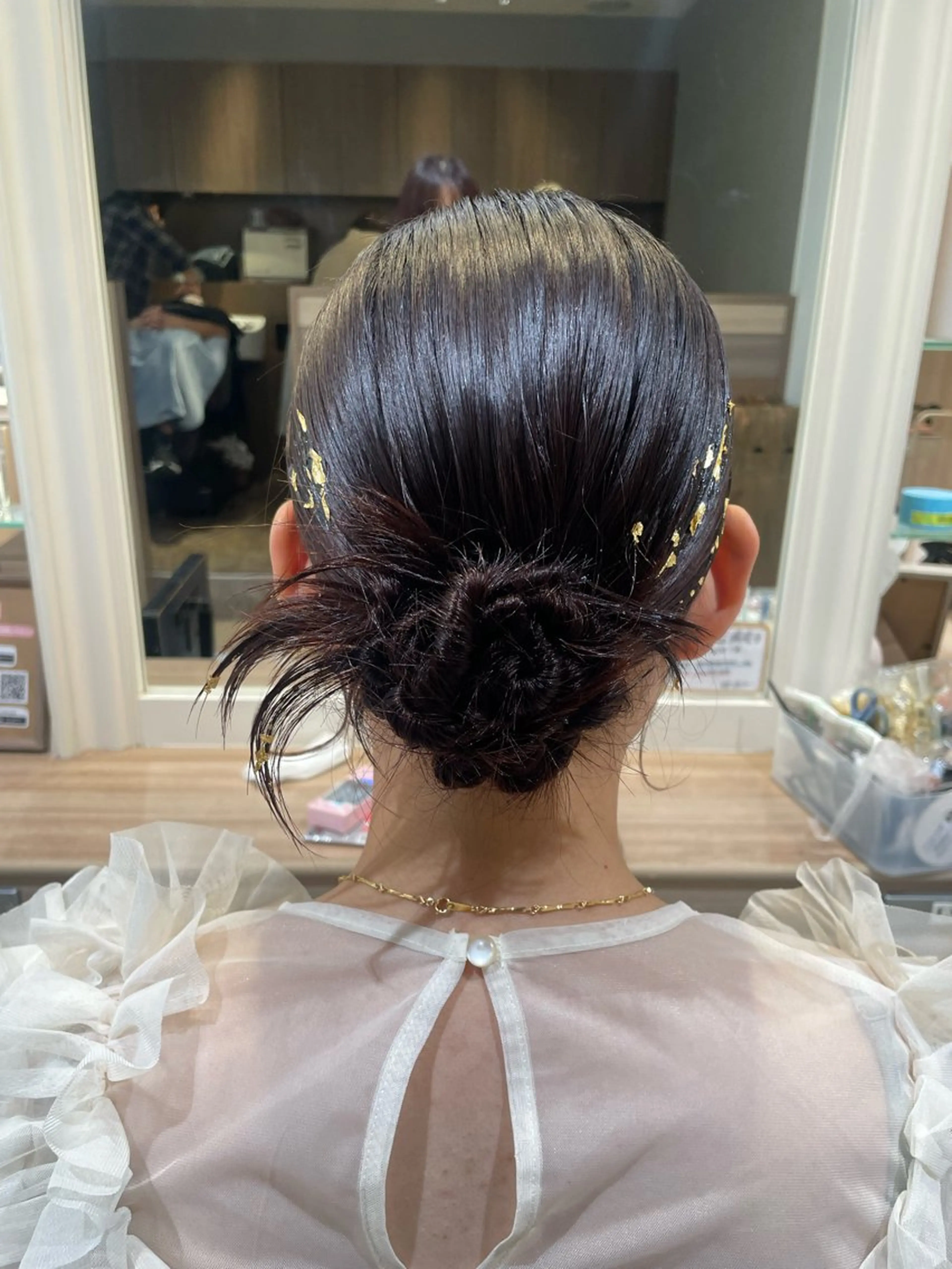 セミロング ヘアアレンジ ヘアセット 韓国ヘアメイク🎀/ 縮毛矯正✨山本媛香のヘアスタイル