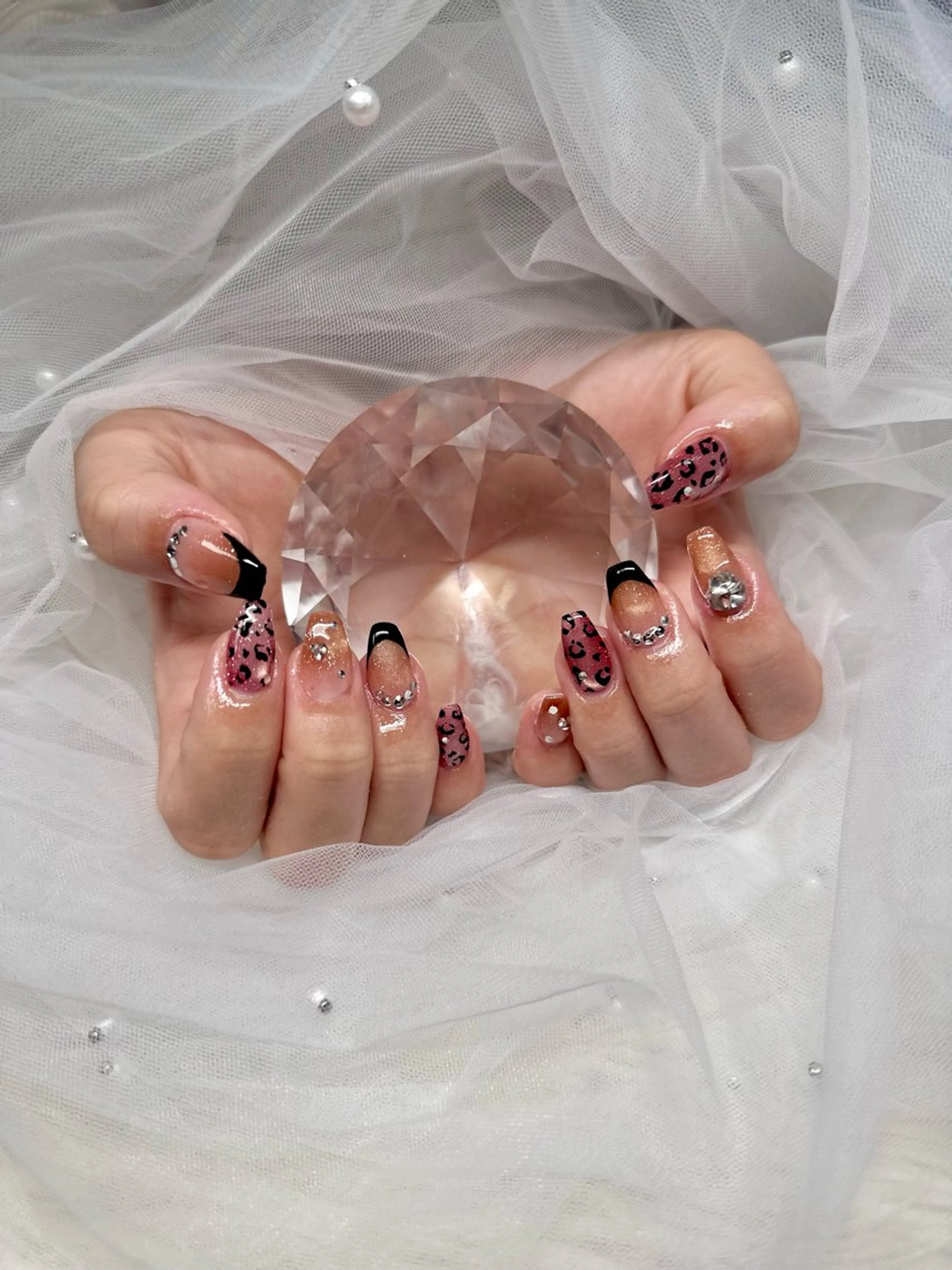 ネイル アニマル柄 ハンドネイル JillNails Niinaのネイルデザイン