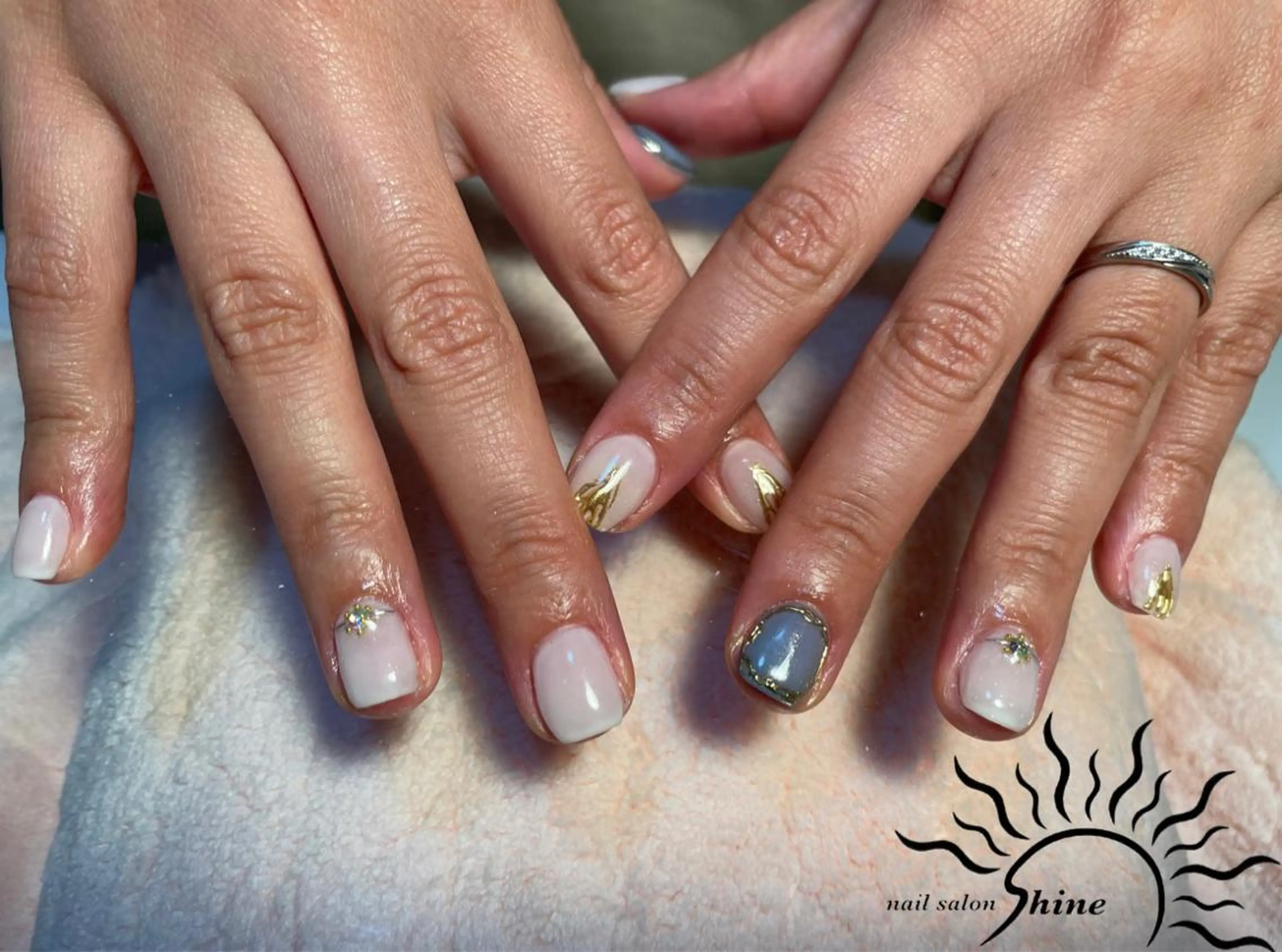 ネイル 持ち込み フットネイル n.s _shineのネイルデザイン