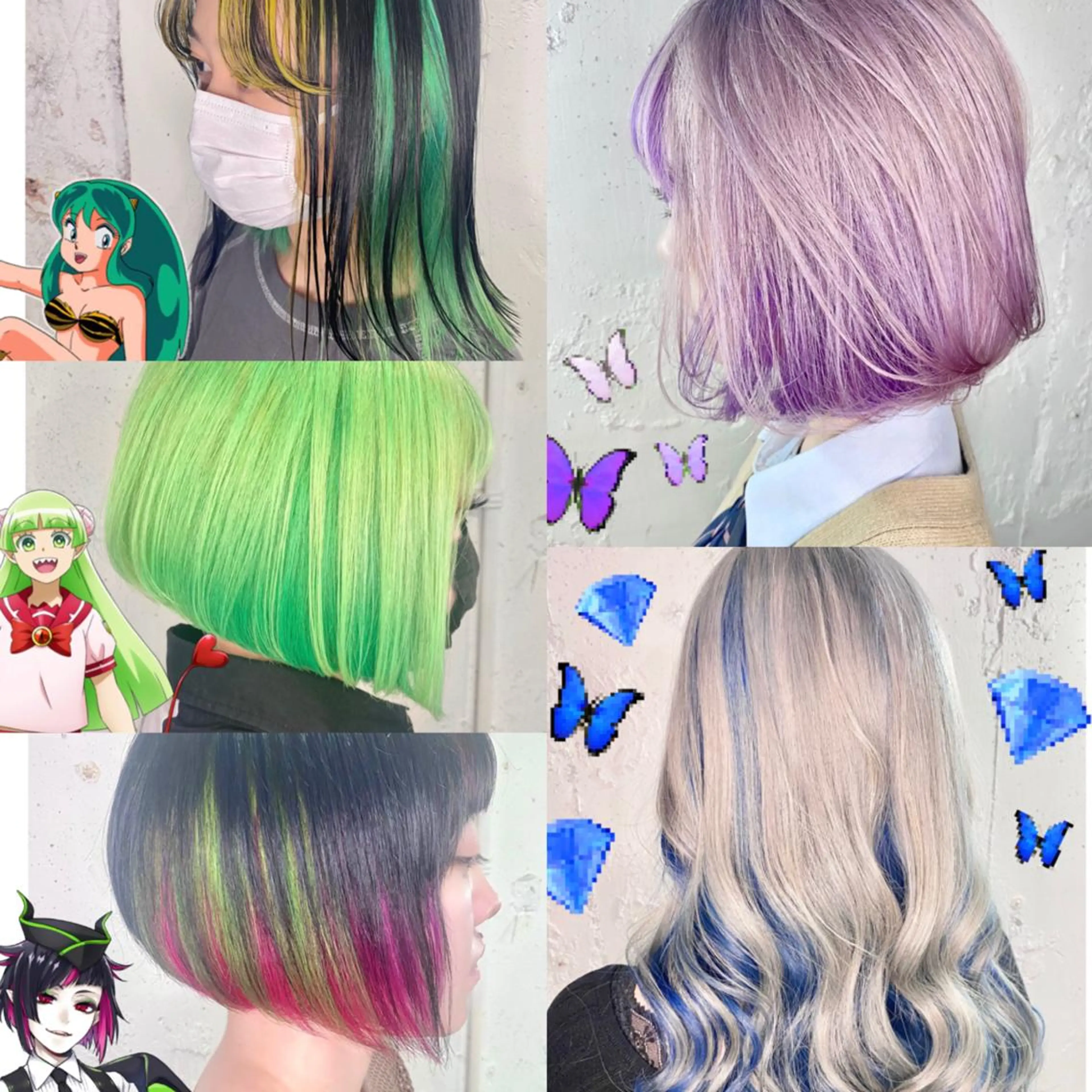 カラー ヘアカラー GARU-ガル-所属・TSUNO🦖 派手髪/オタク美容師のヘアスタイル