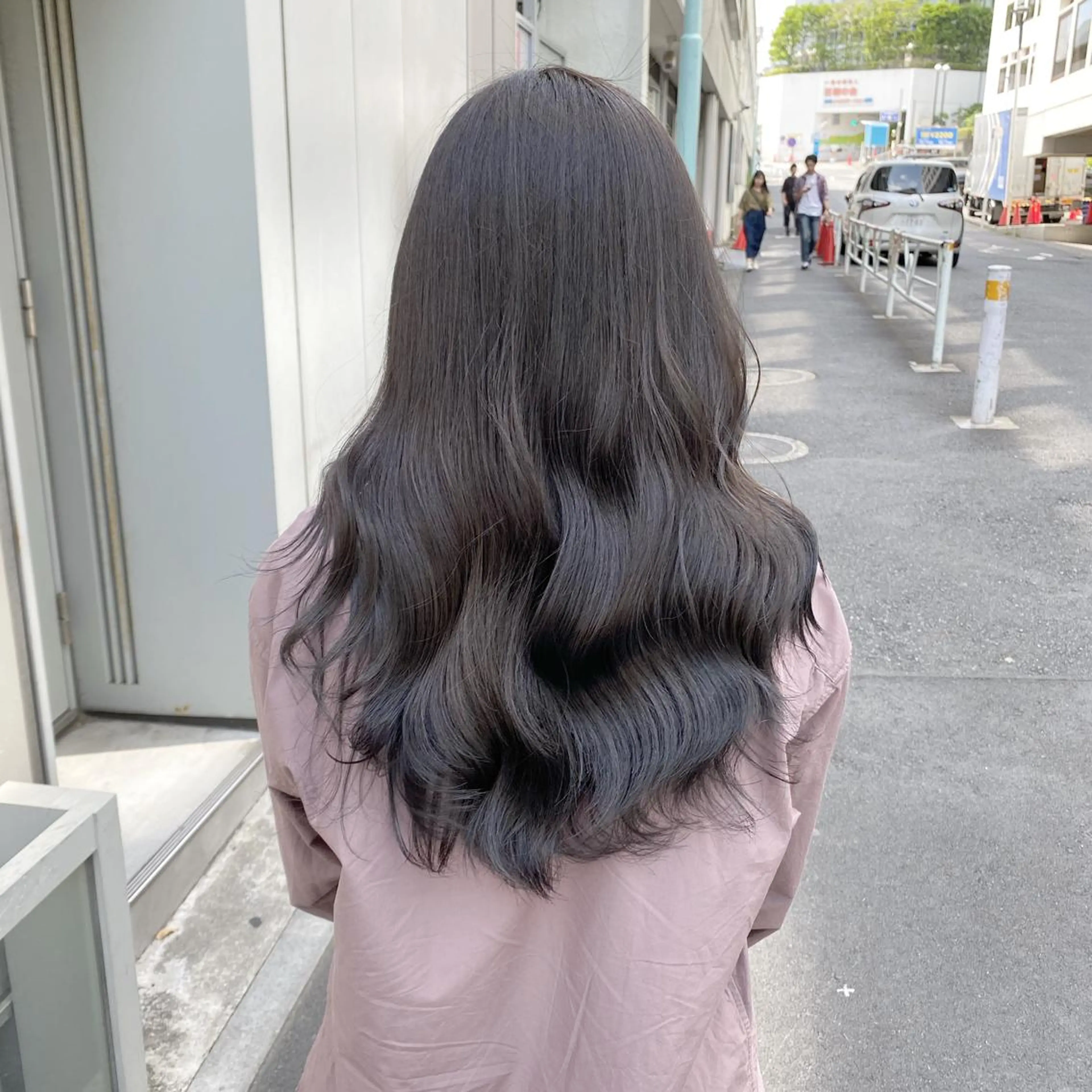 ロング カラー 大人っぽ韓国レディ レイヤー🤍渋谷のヘアスタイル