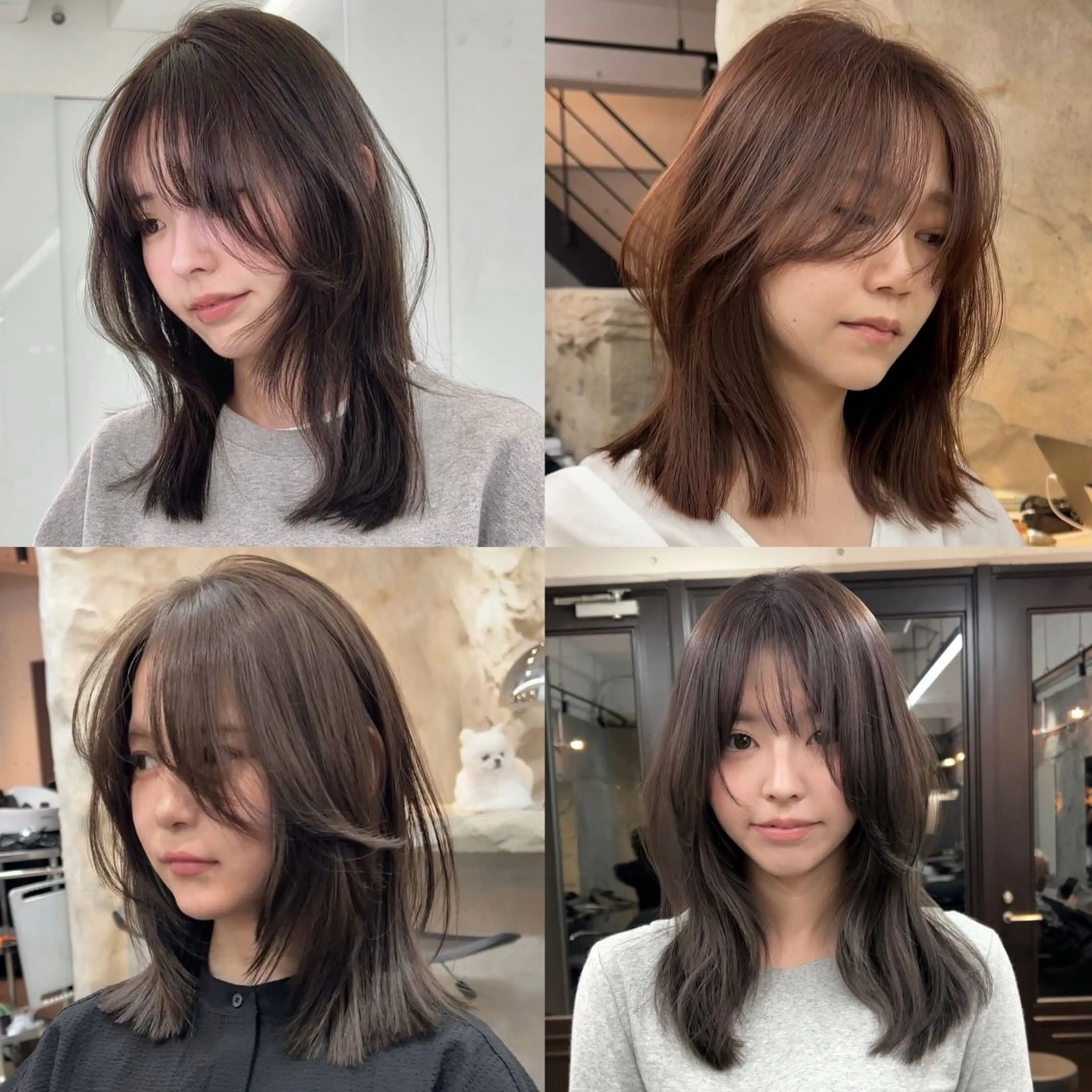 セミロング カラー ヘアアレンジ カット ヘアカラー トリートメント ✂️ハッシュカット/ レイヤー冨田✂️のヘアスタイル