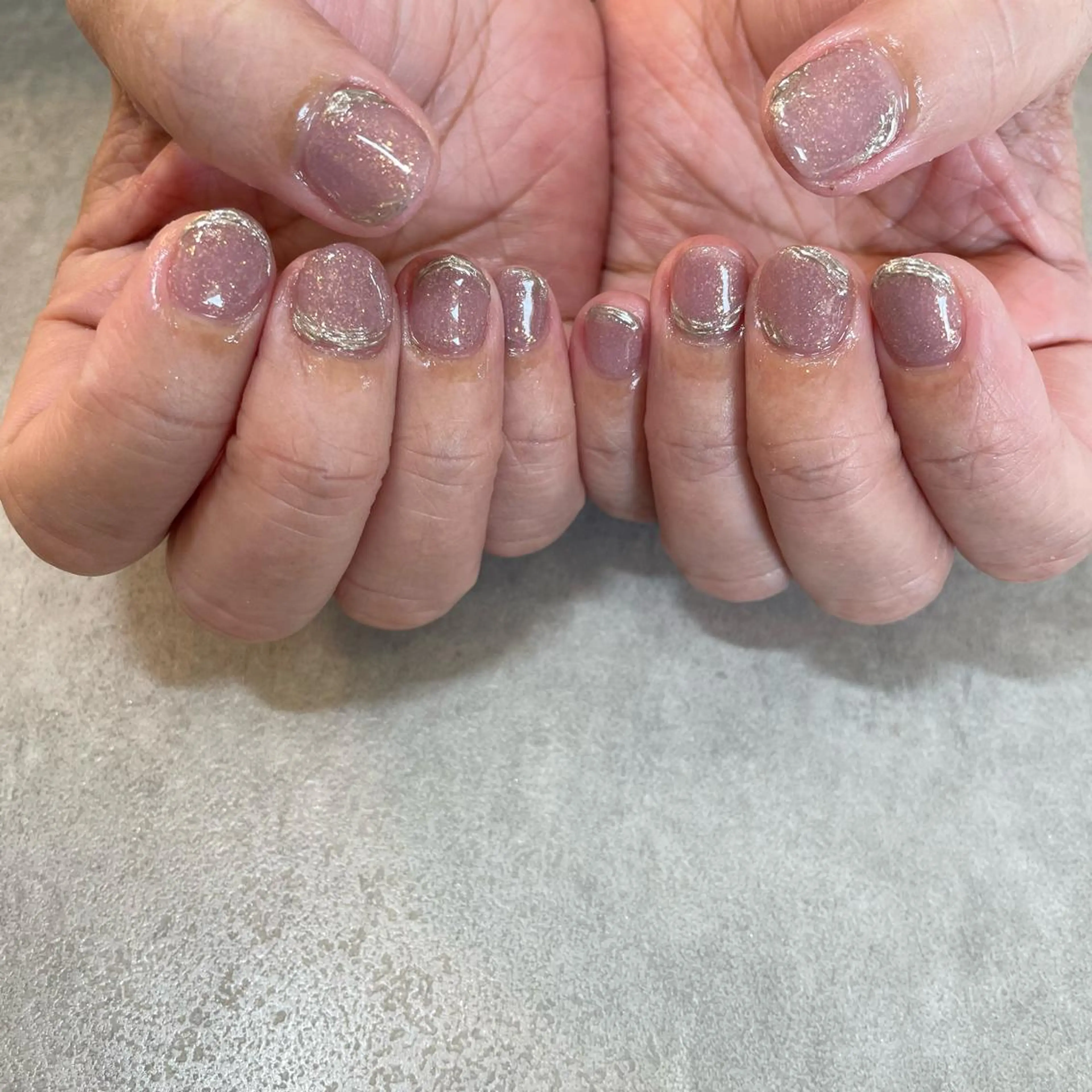 ネイル ラメ(グリッター) ピンク Nail Salon Gummi.のネイルデザイン