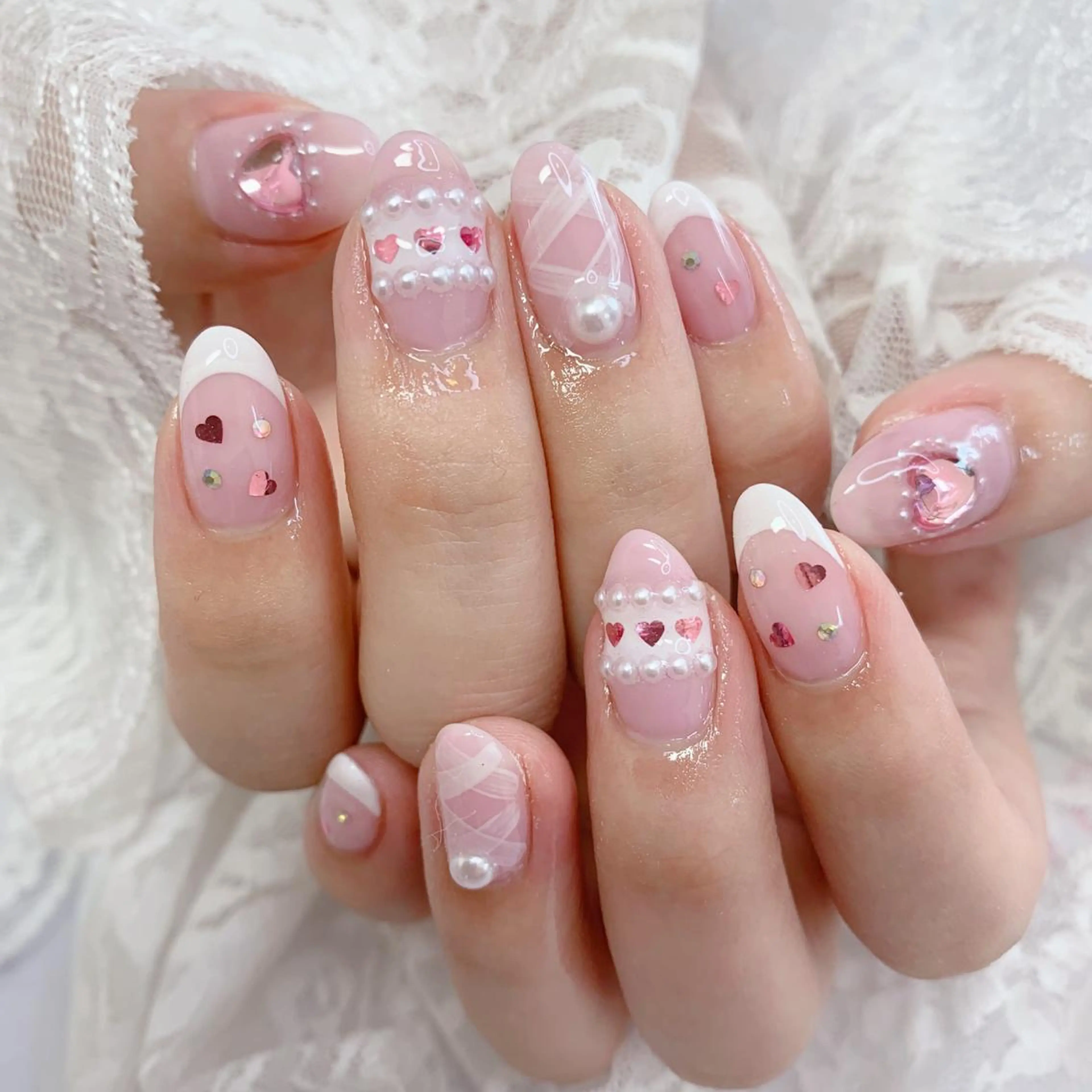 ネイル La neige* yuki 🥯🍑のネイルデザイン