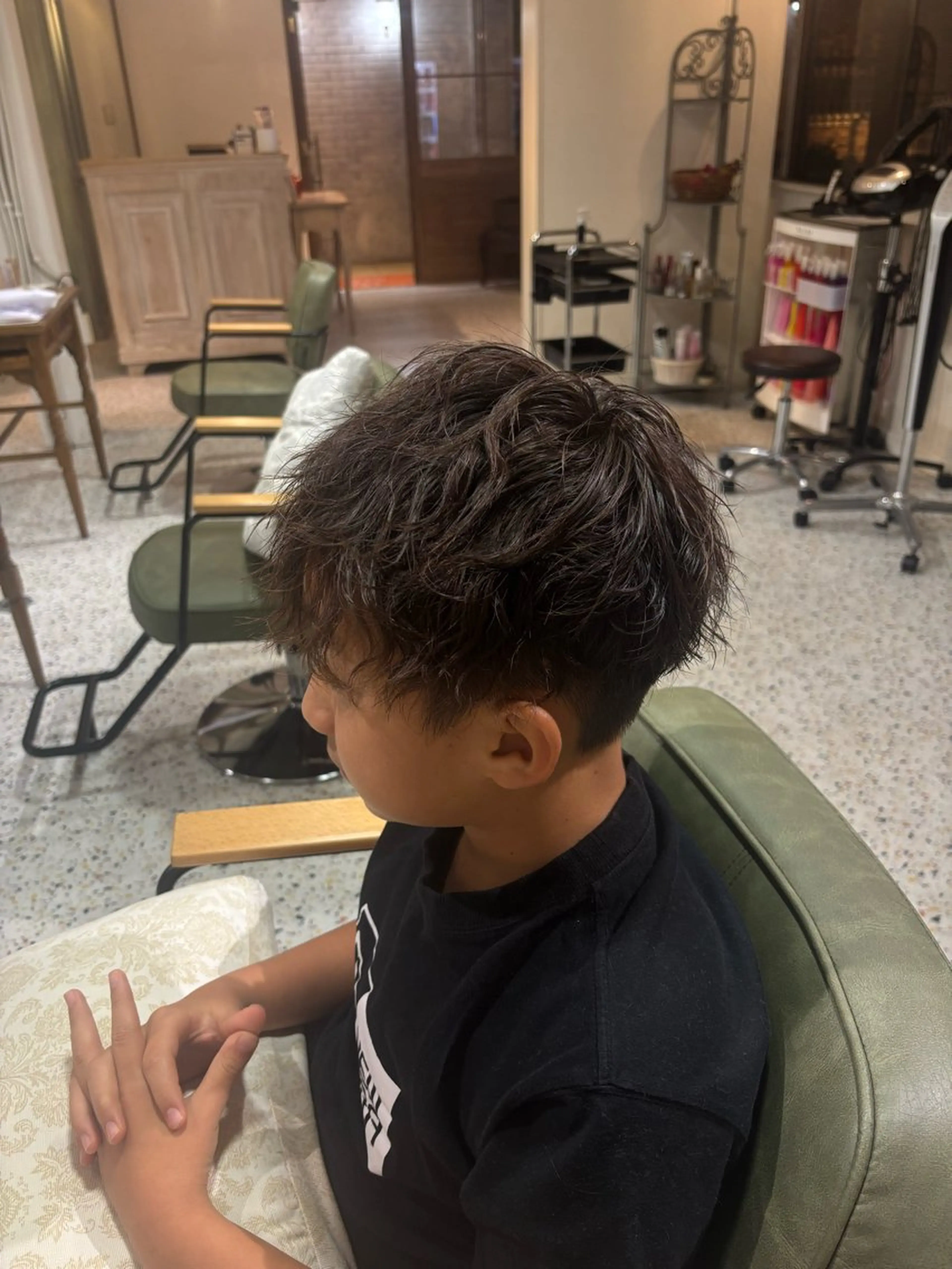 パーマ メンズ 学生（メンズ向け） 学生 ひゅうな 【🚹モデル様募集】のヘアスタイル