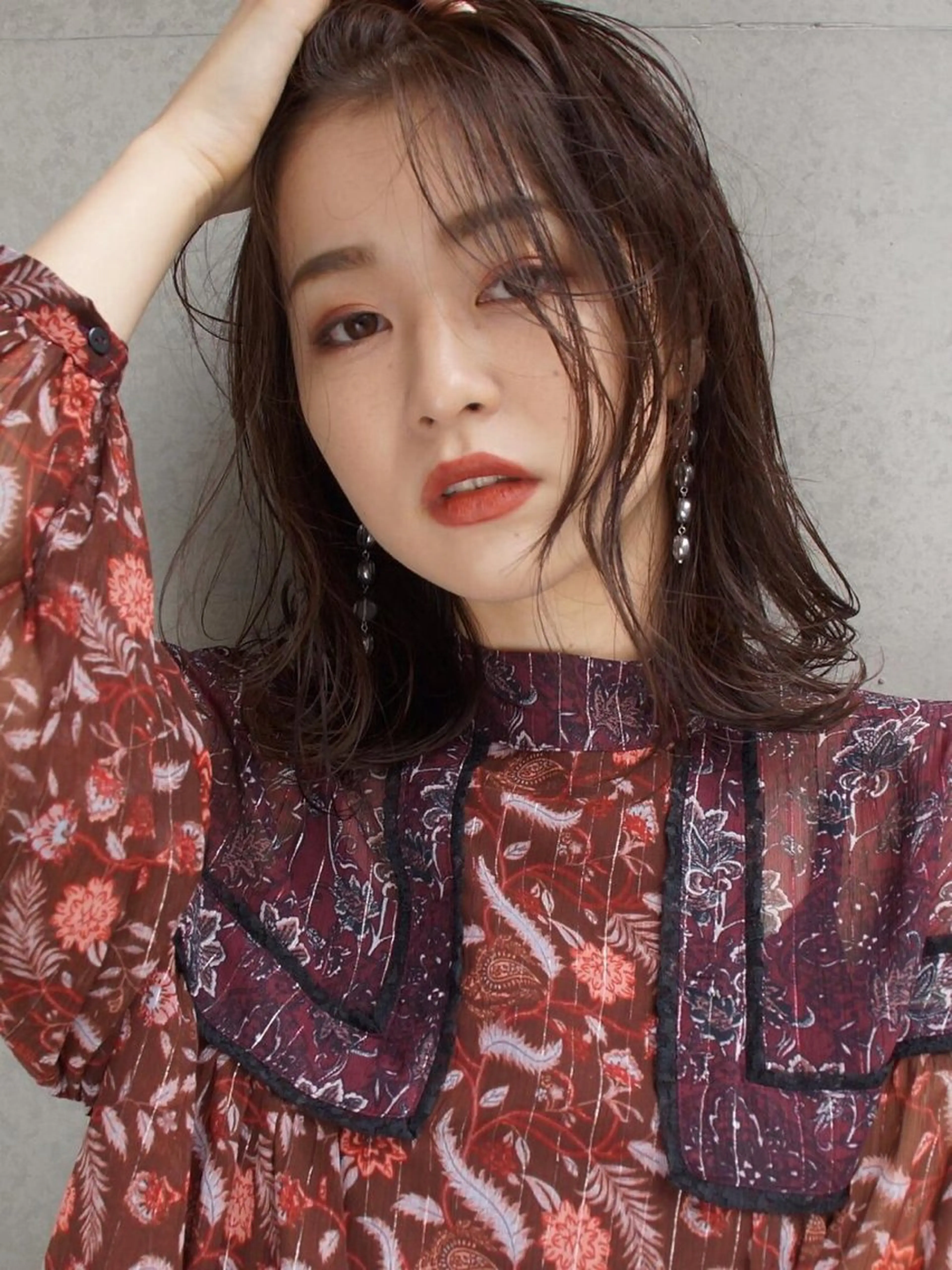 パーマ カット ヘアカラー 縮毛矯正 トリートメント hoNua. 栄/透明感カラーのヘアスタイル