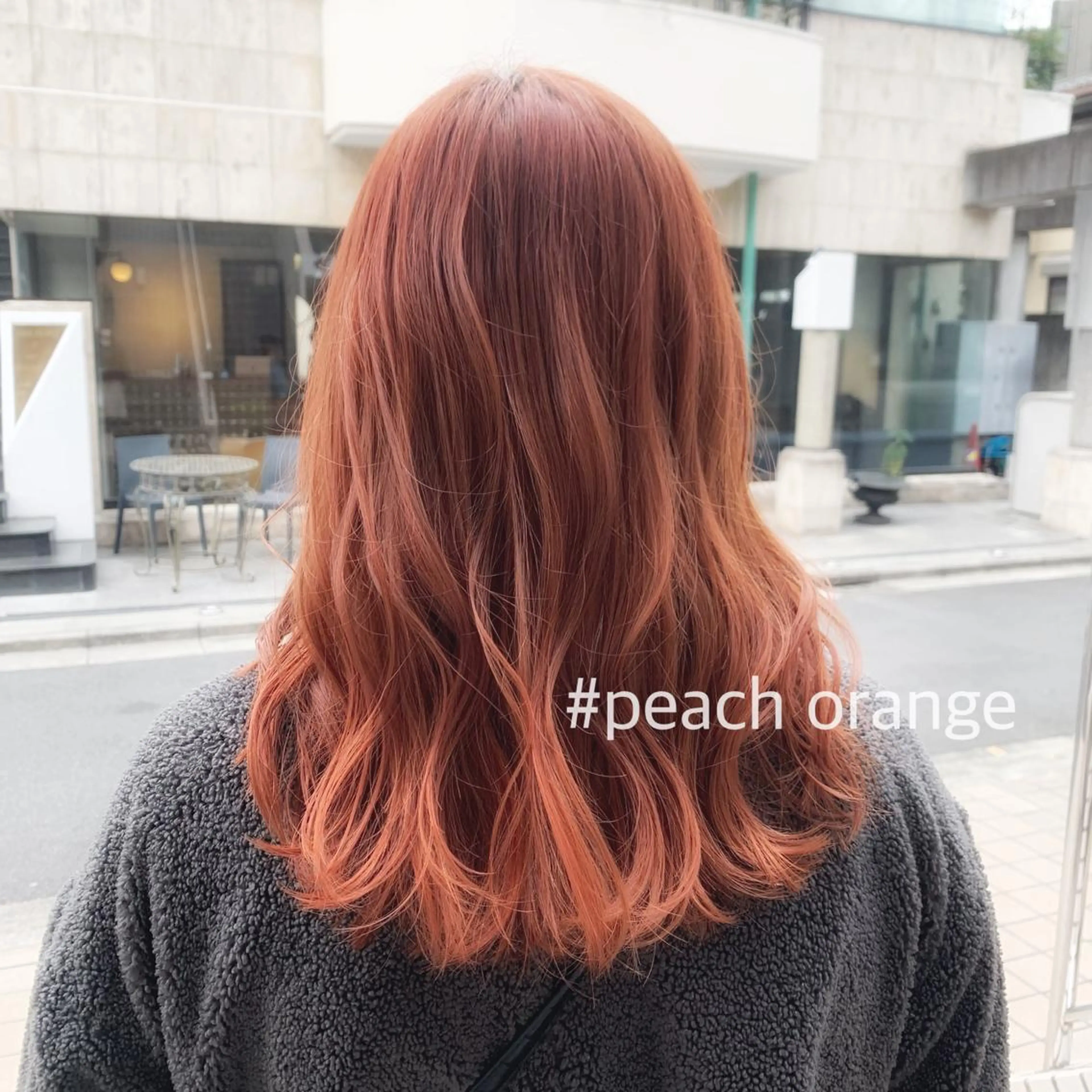 セミロング カラー ヘアアレンジ 🍒暖色✖️レイヤー ／Haruna🍒のヘアスタイル