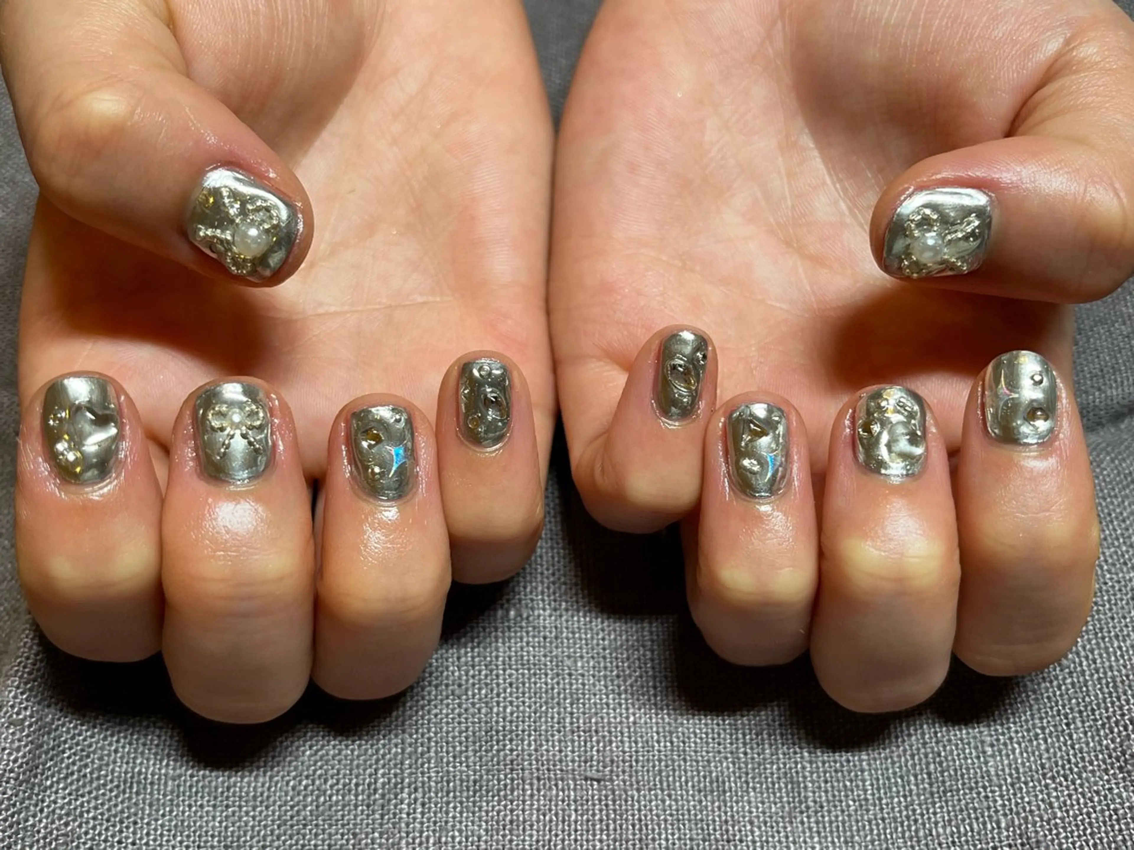 ネイル ジェルネイル ハードジェル 持ち込み atelier mofのネイルデザイン