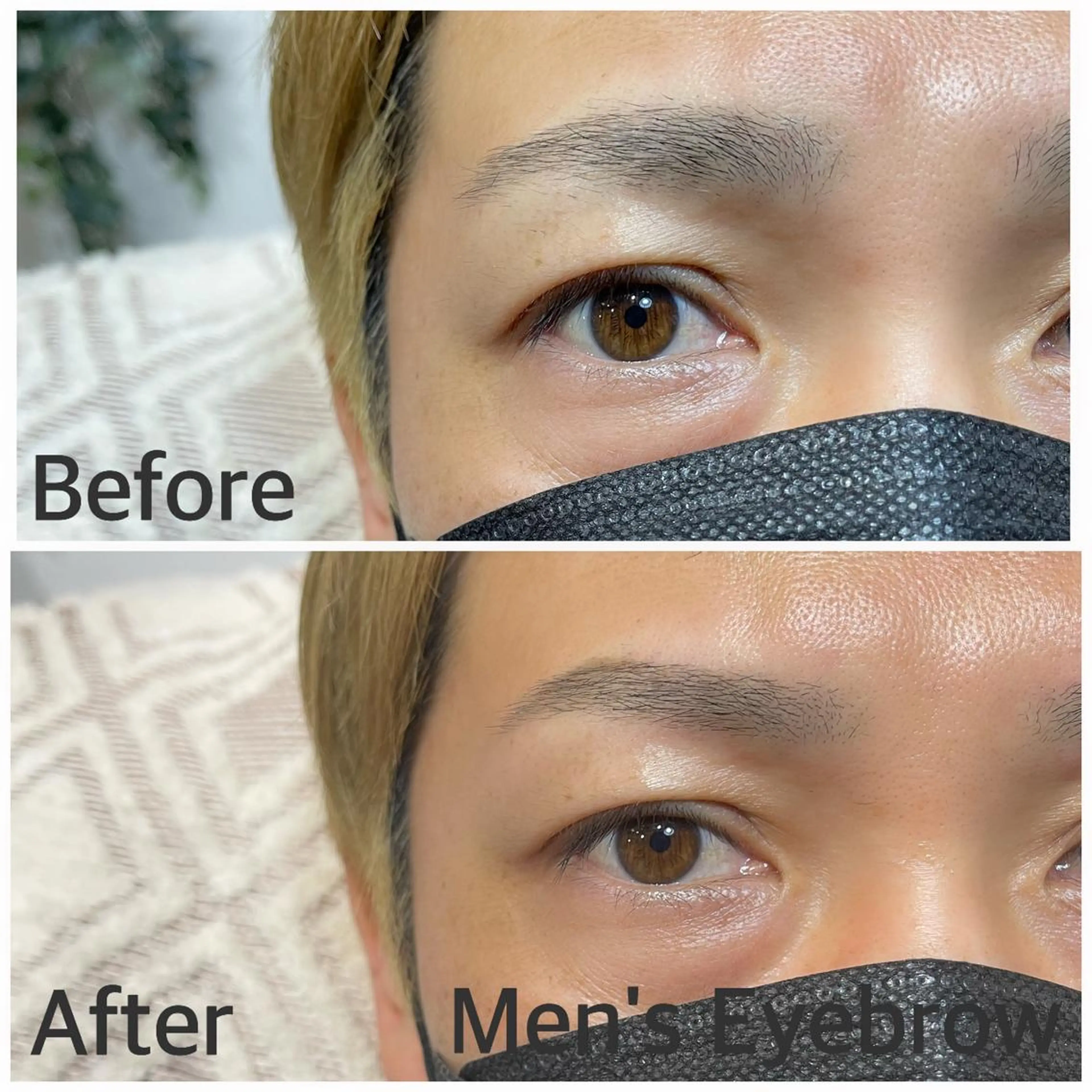 メンズ アイブロウ Iz所属・マスダ ヤスノリのヘアスタイル