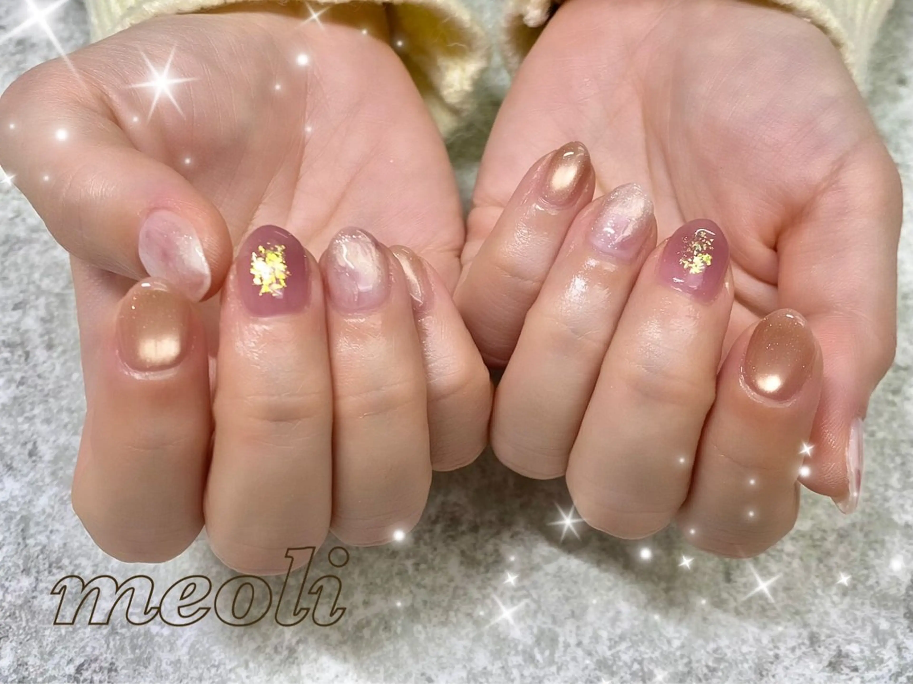 ネイル ハンドネイル nail salon meoli メグのネイルデザイン