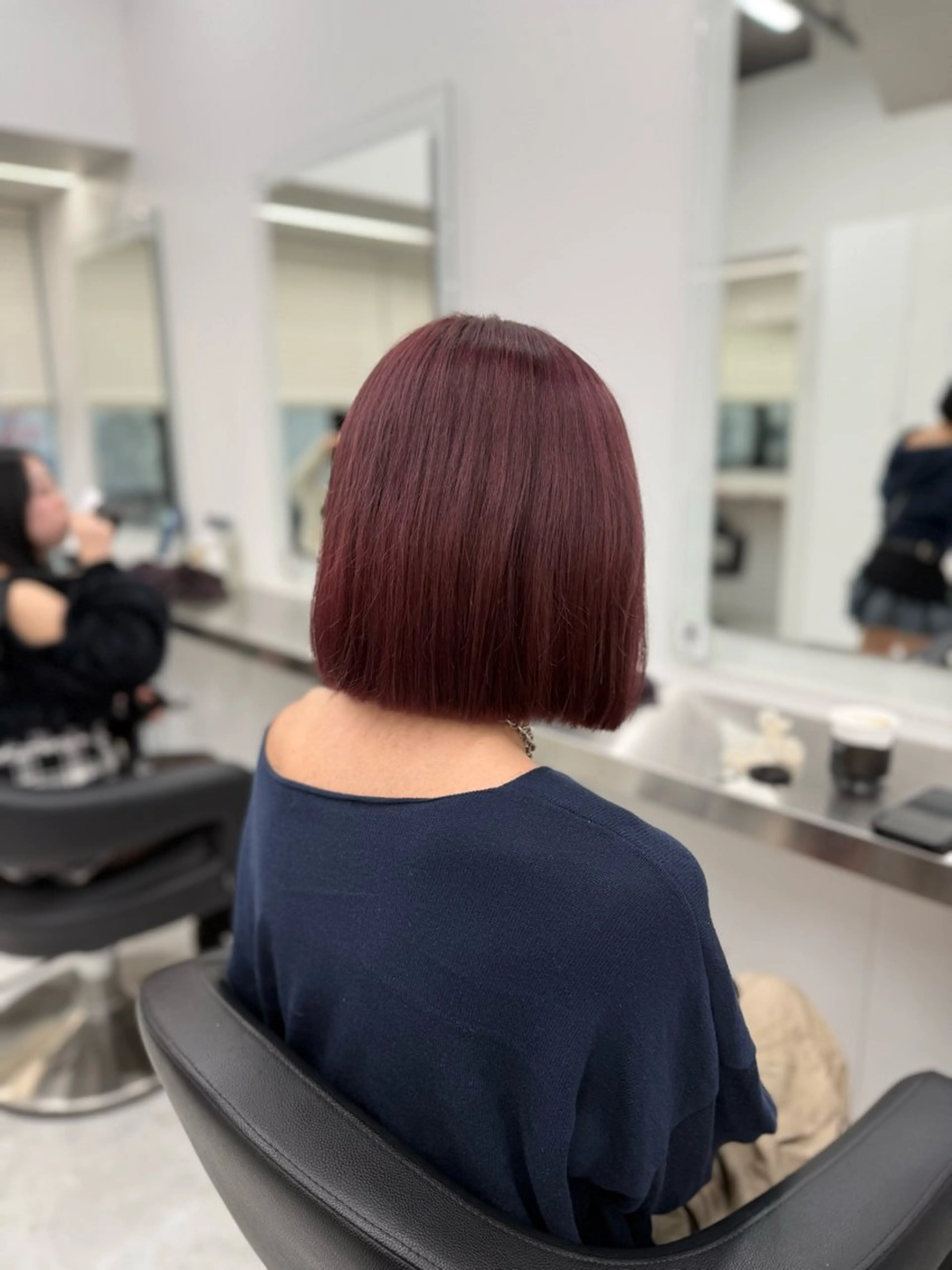 ショート カラー 中韓レイヤー/ ブラウン🤎はやとのヘアスタイル