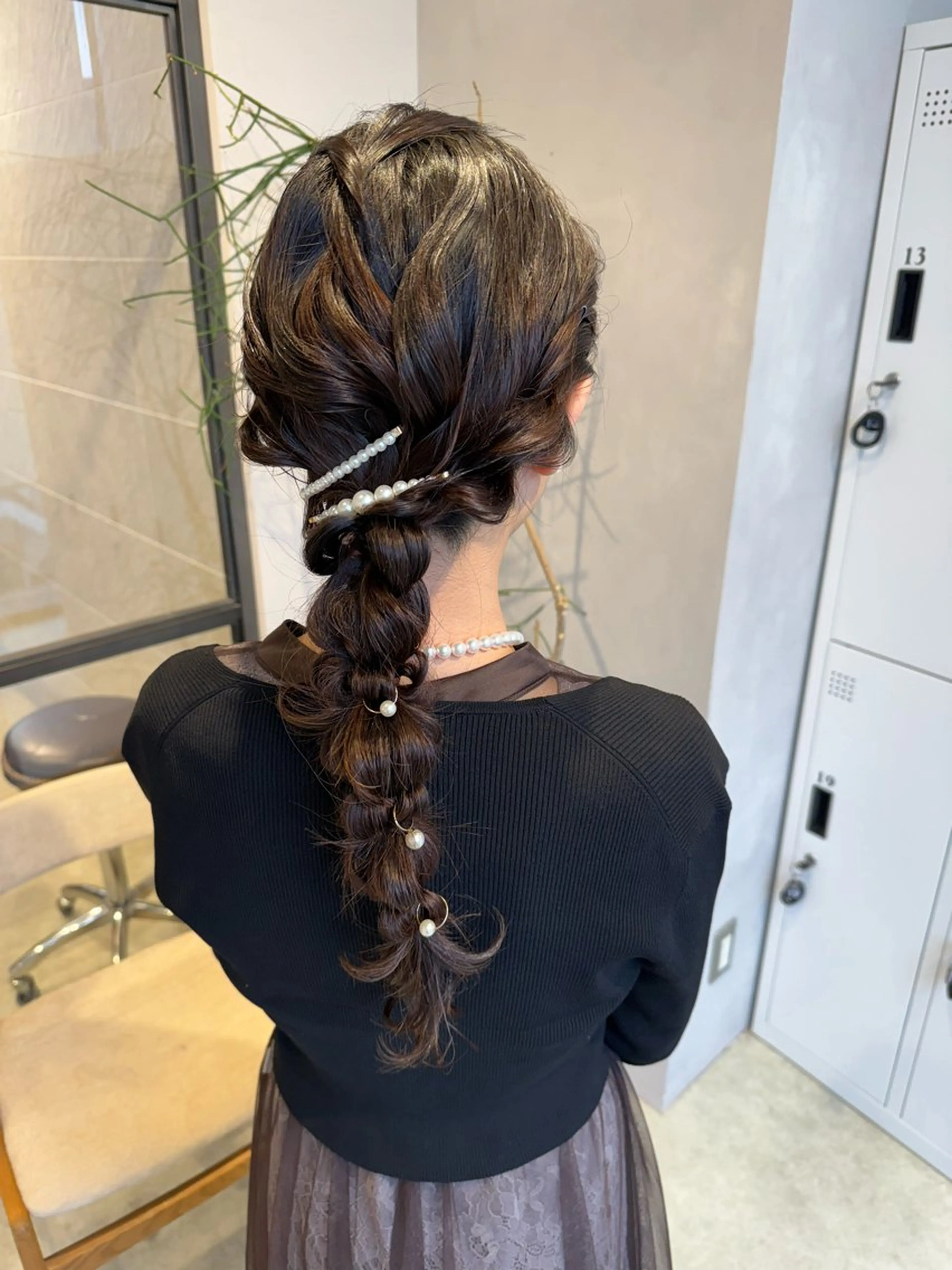 ヘアアレンジ 透明感カラー✨艶髪 制作🌱山根あゆみのヘアスタイル