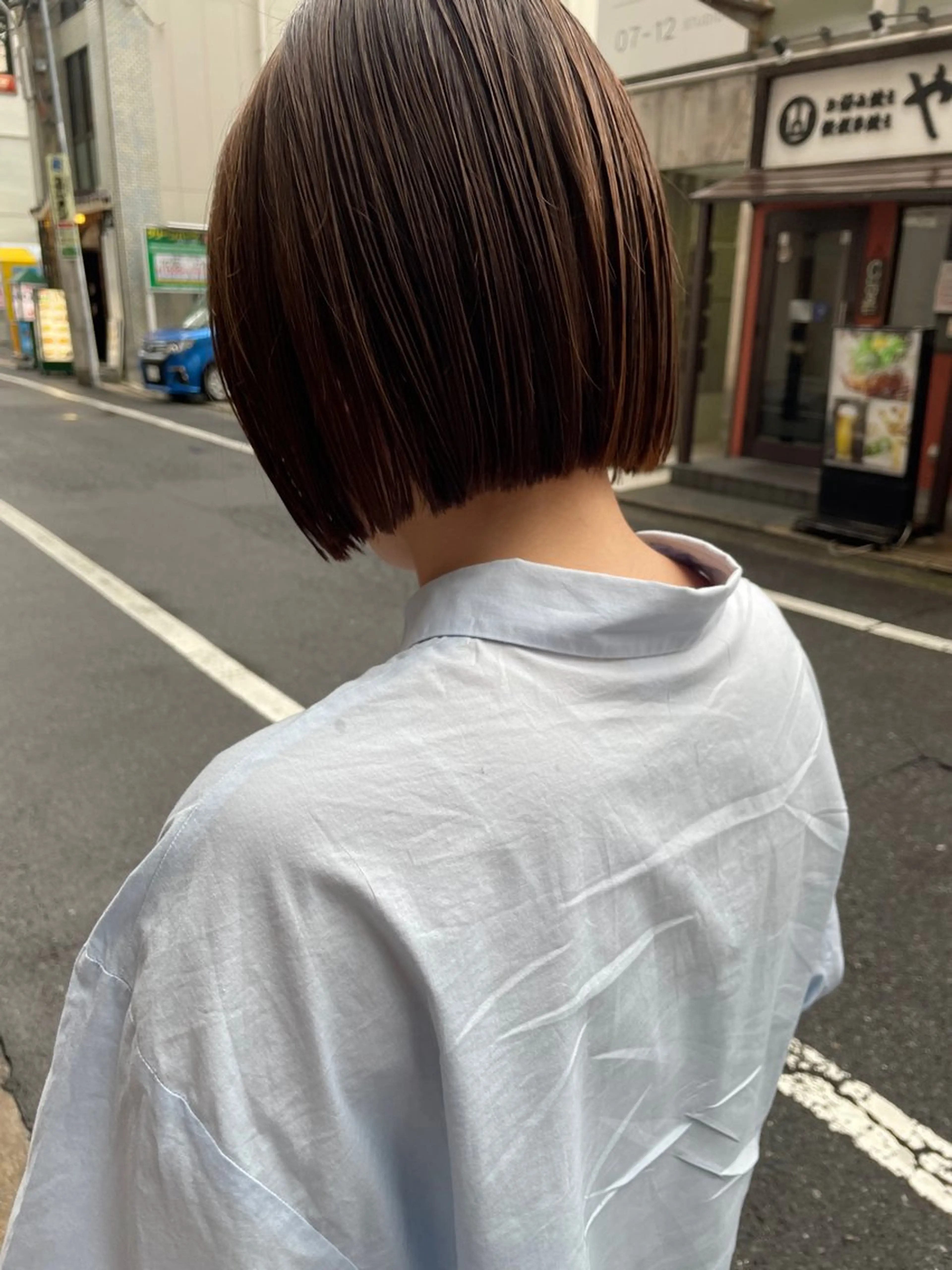 ショート ボブ カット さの あやねのヘアスタイル