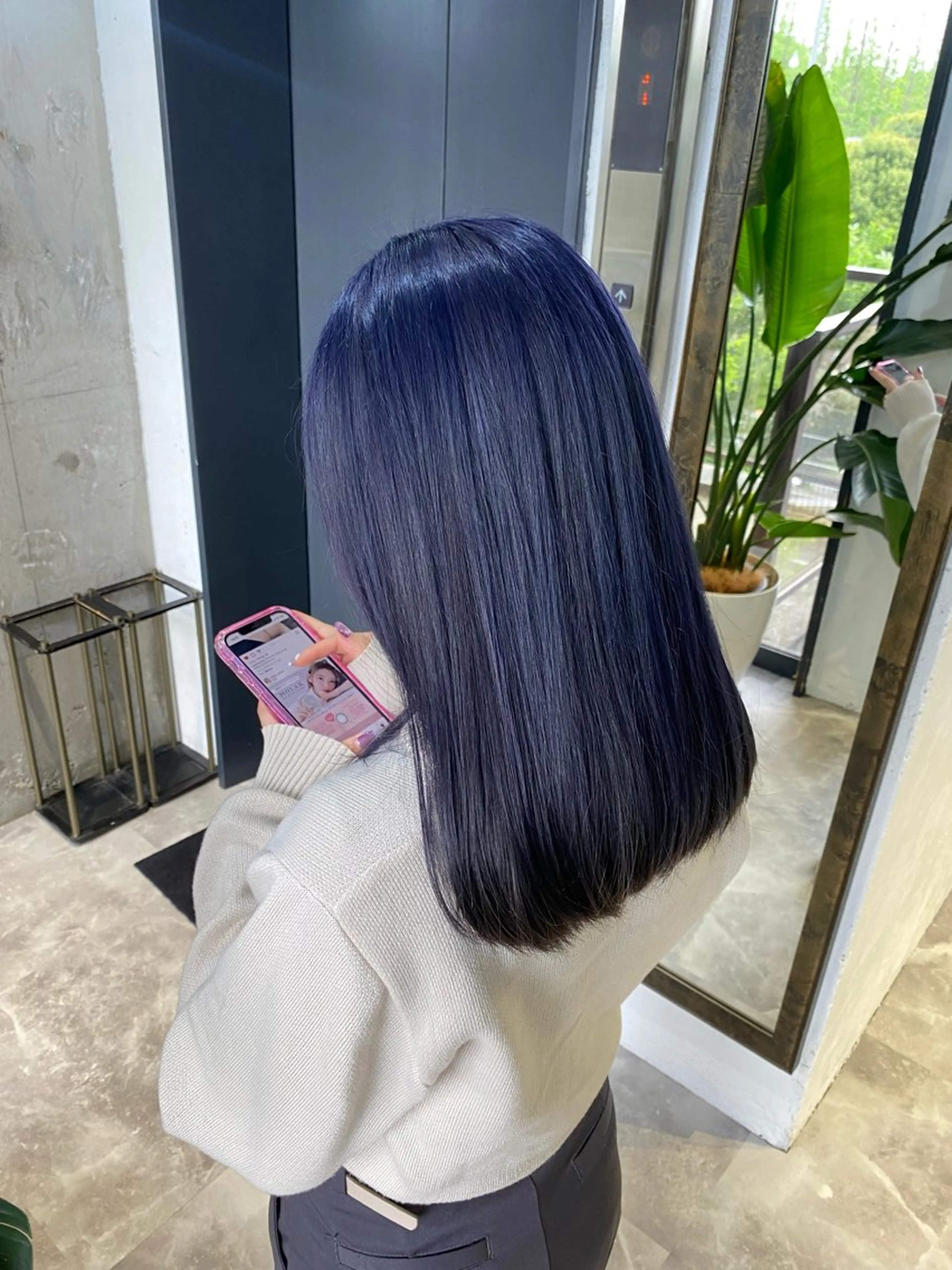 ミディアム ヘアカラー トリートメント ヘアセット 艶髪ハイトーン🌙 /RINOのヘアスタイル