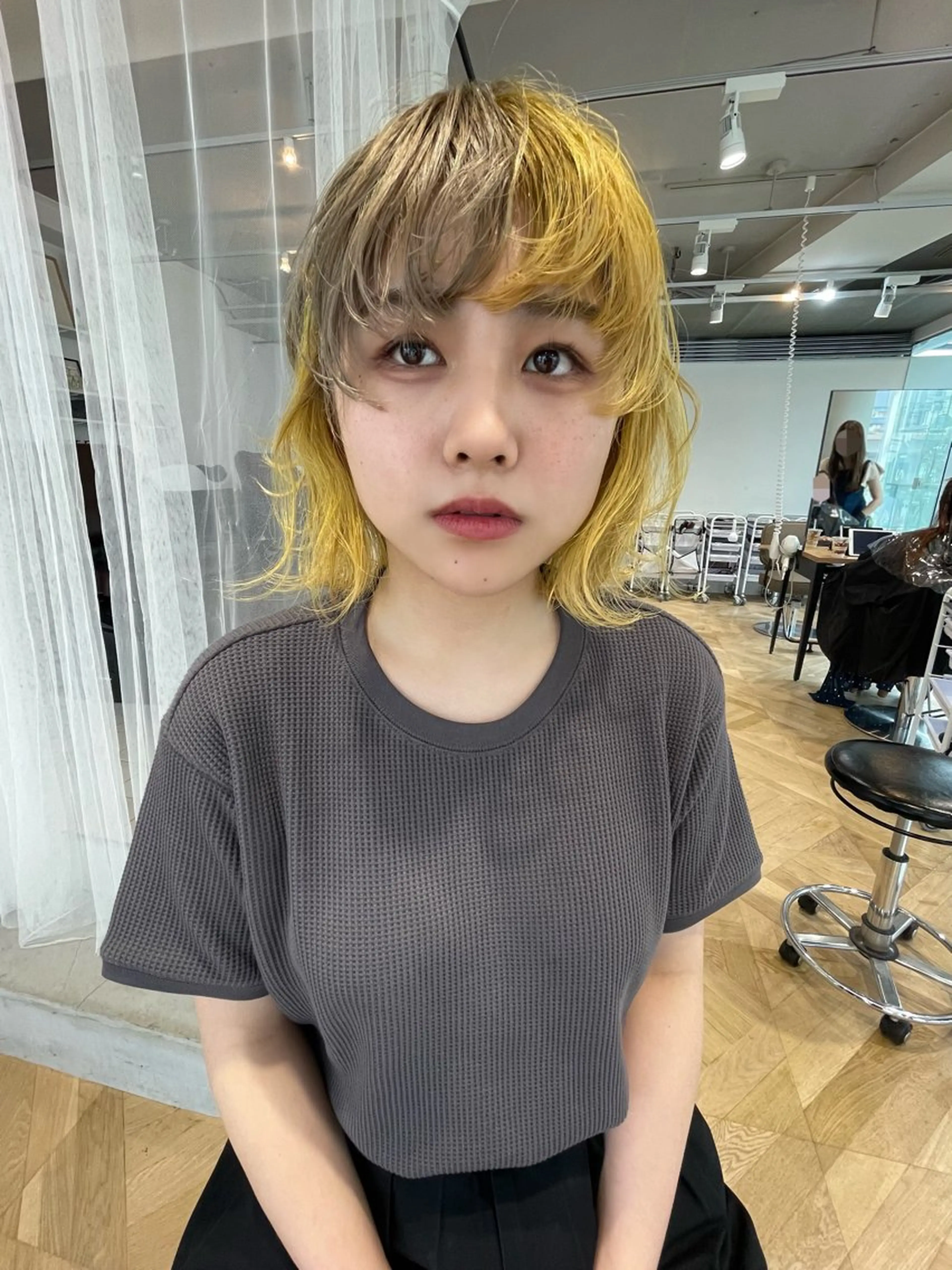 カラー VISION   aoyama所属・かがやしづ ⭐️ハイトーンのヘアスタイル