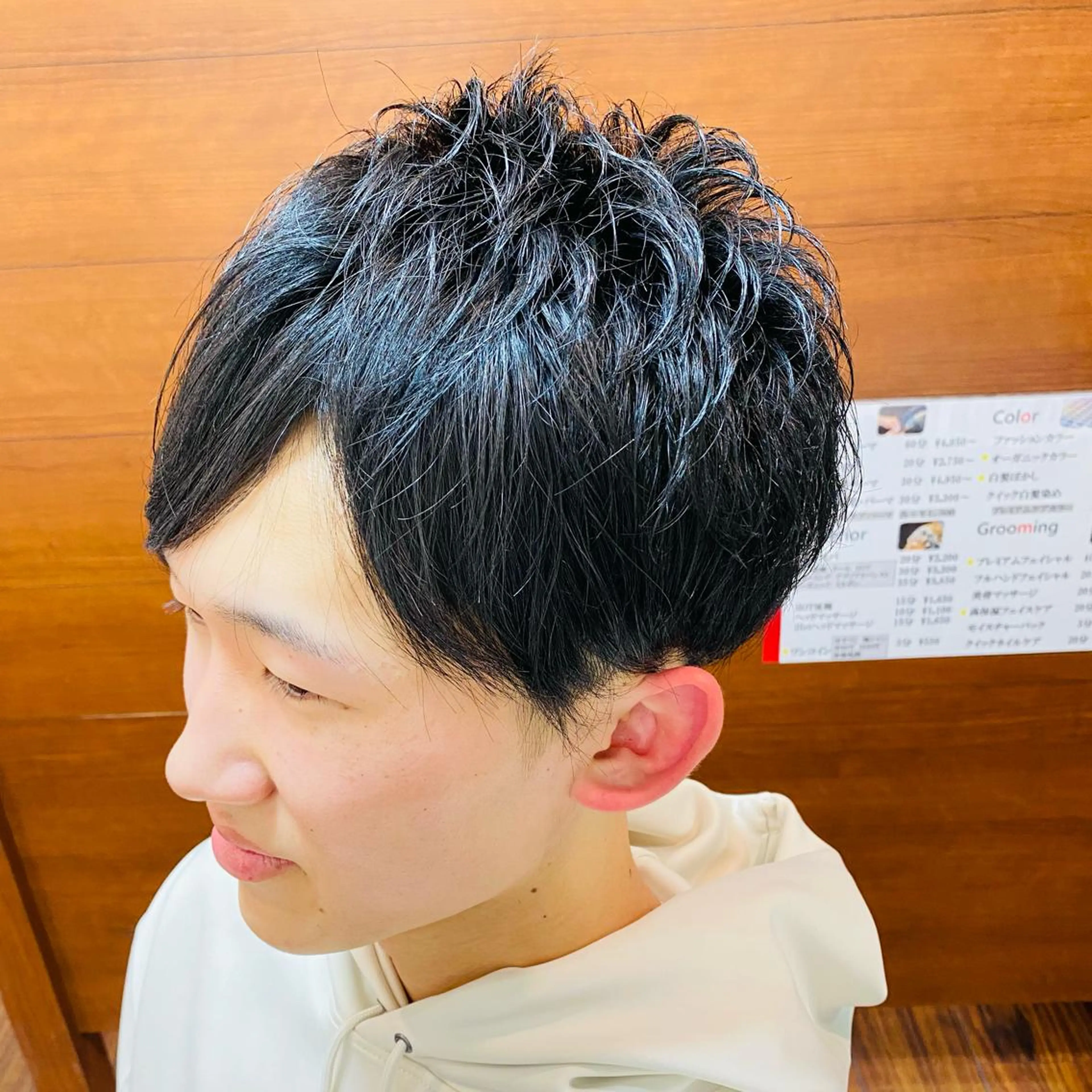 ショート メンズ ショートヘア 縮毛矯正 カット 縮毛矯正 メンズ定着率No.1 💈君島祥太💈のヘアスタイル