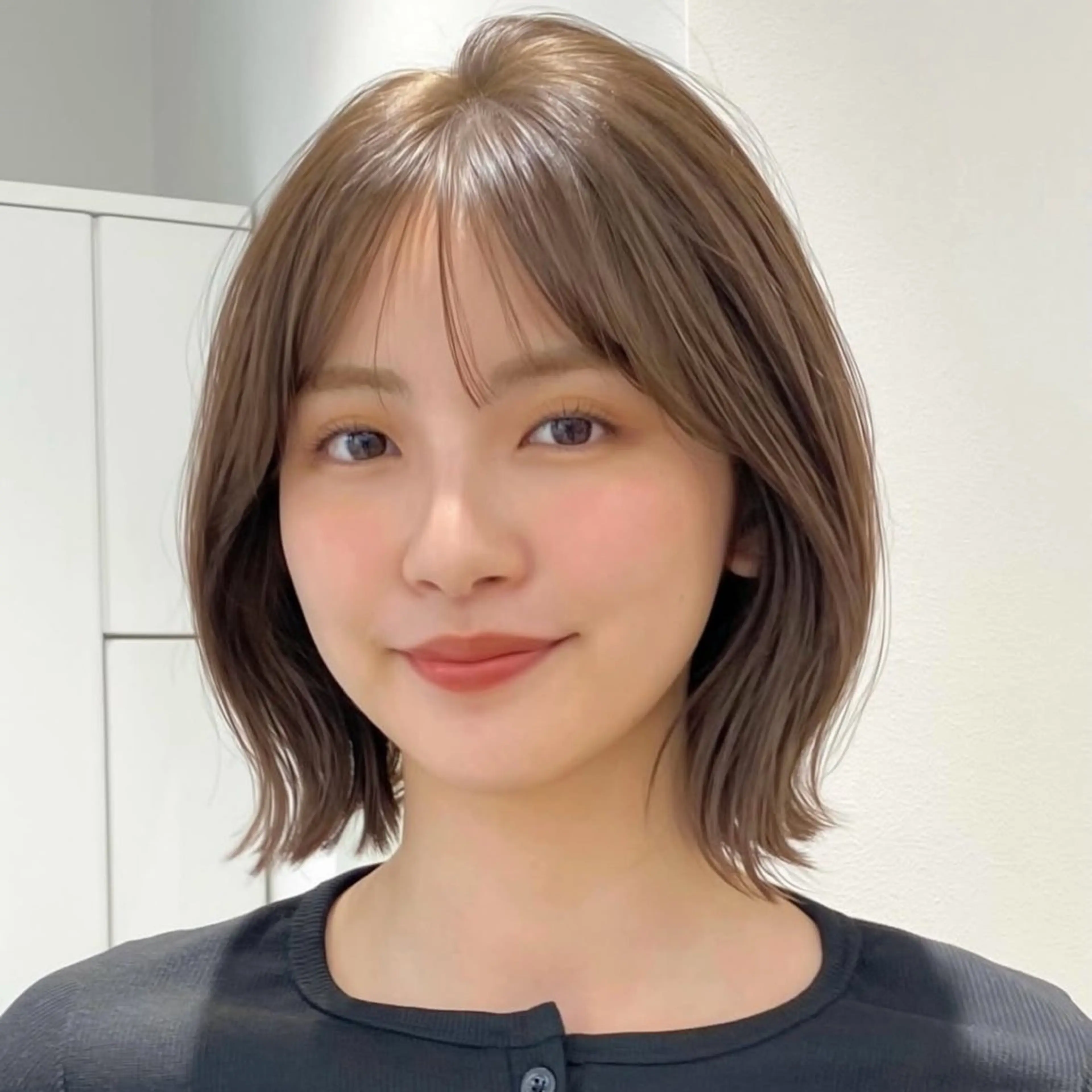 ショート ボブレイヤー ボブ レイヤーカット 似合わせカット トリートメント manami/ レイヤー/小顔カットのヘアスタイル