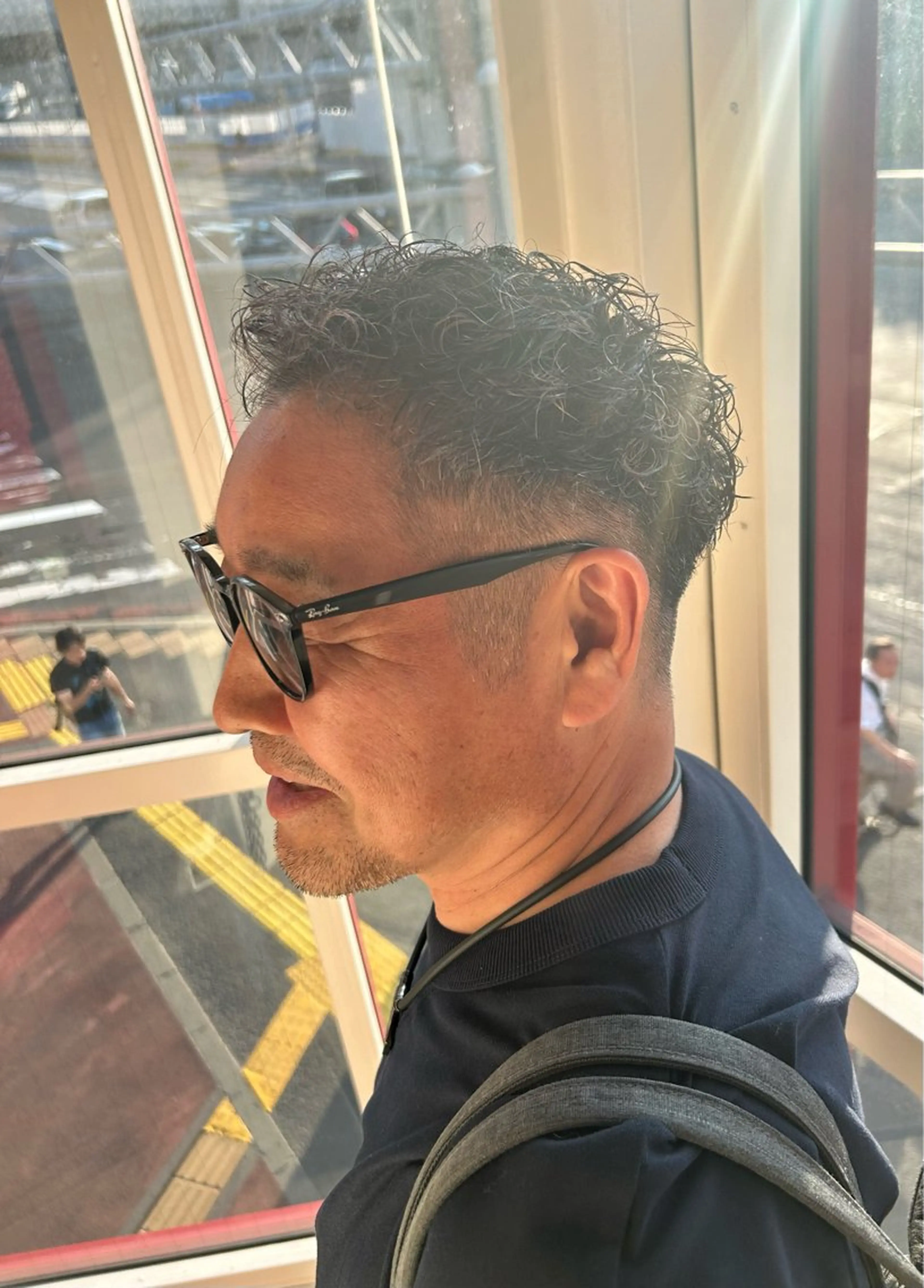 カラー パーマ メンズ メンズメッシュ メンズパーマ メッシュ カット ヘアカラー パーマ yori所属・メンズパーマ/メンズ カット/たばたよしきのヘアスタイル