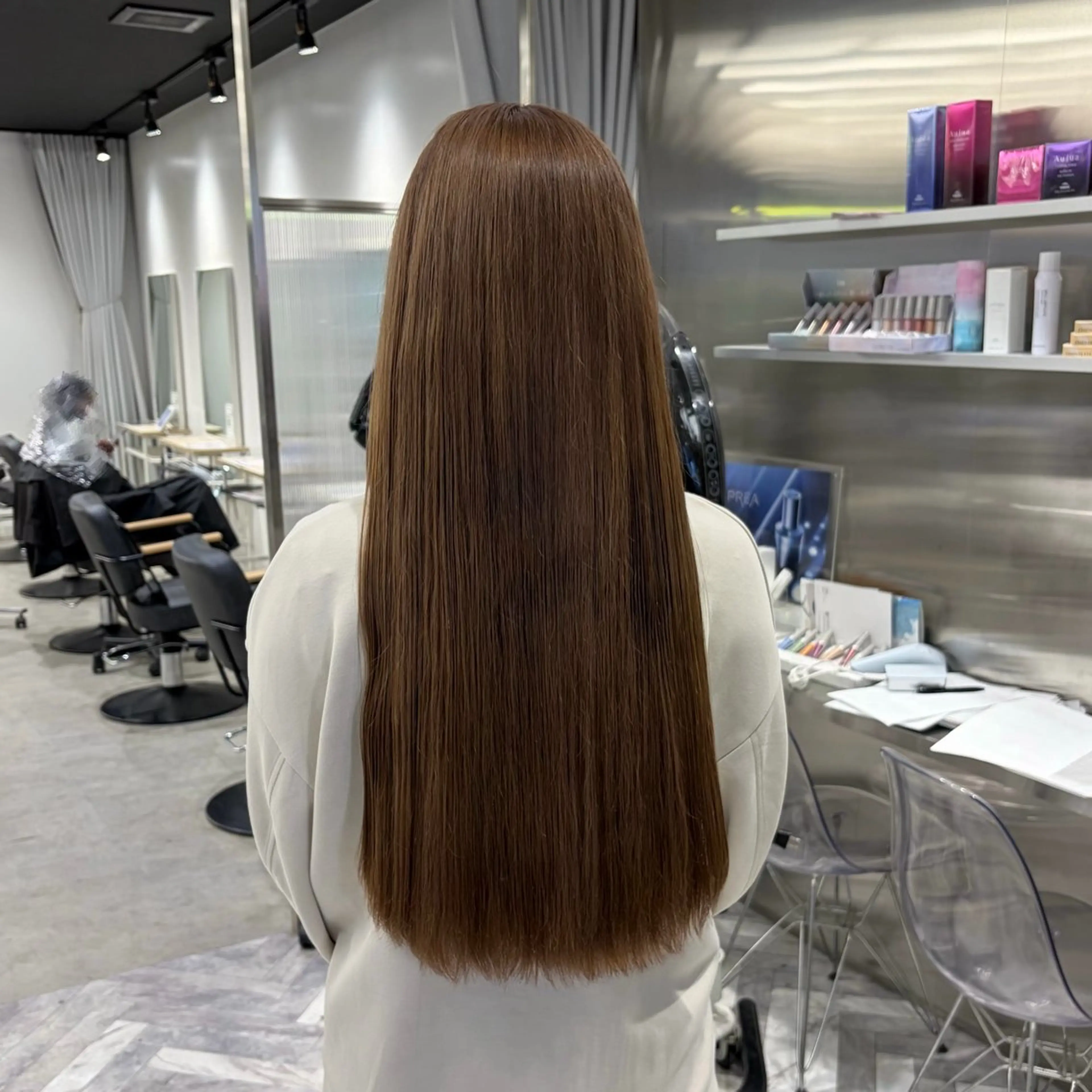 ロング カラー ヘアカラー ななみ.⋆𝜗𝜚 艶カラー/まつパのヘアスタイル