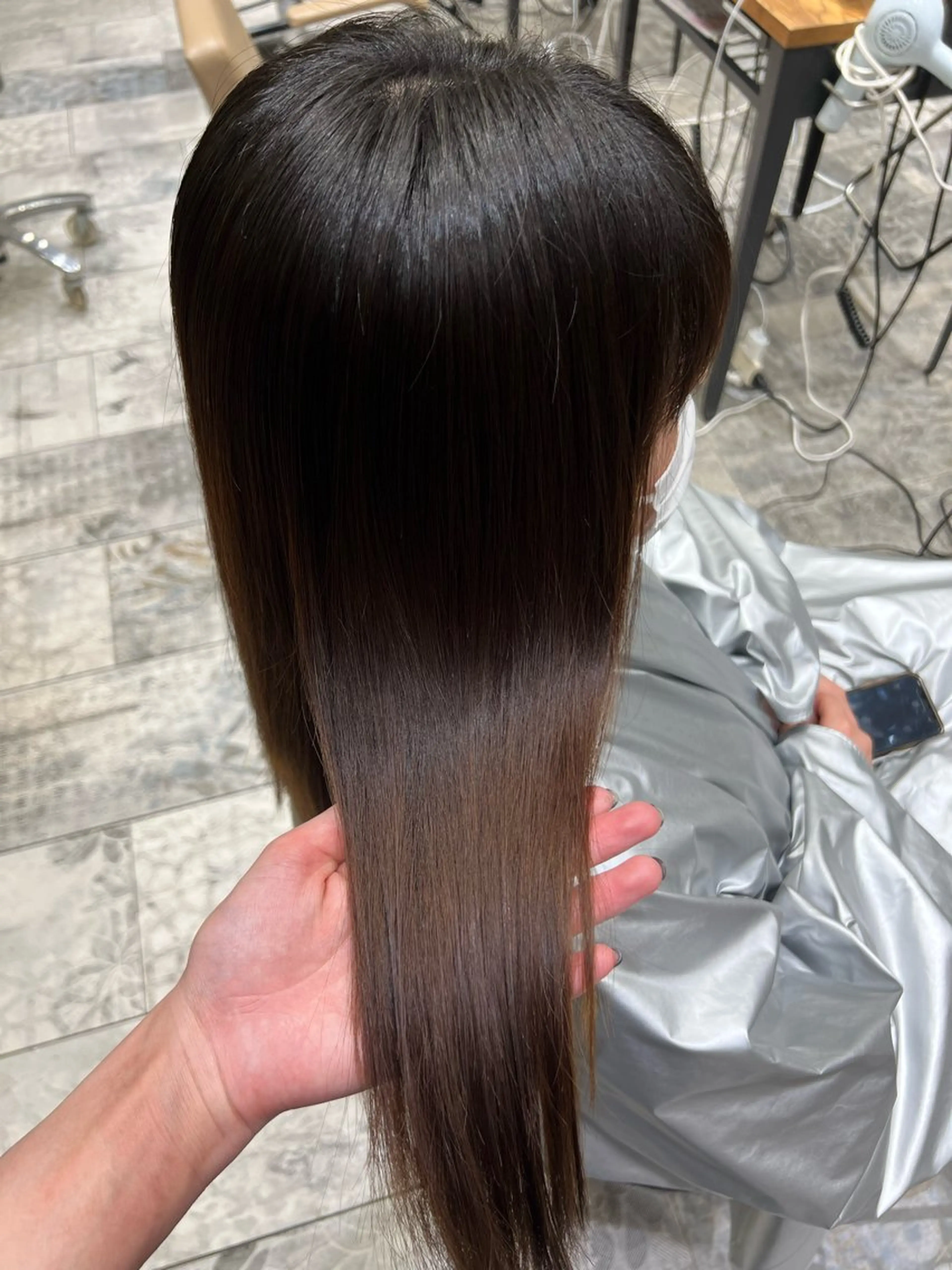 セミロング 透明感🫧 amu🫧のヘアスタイル