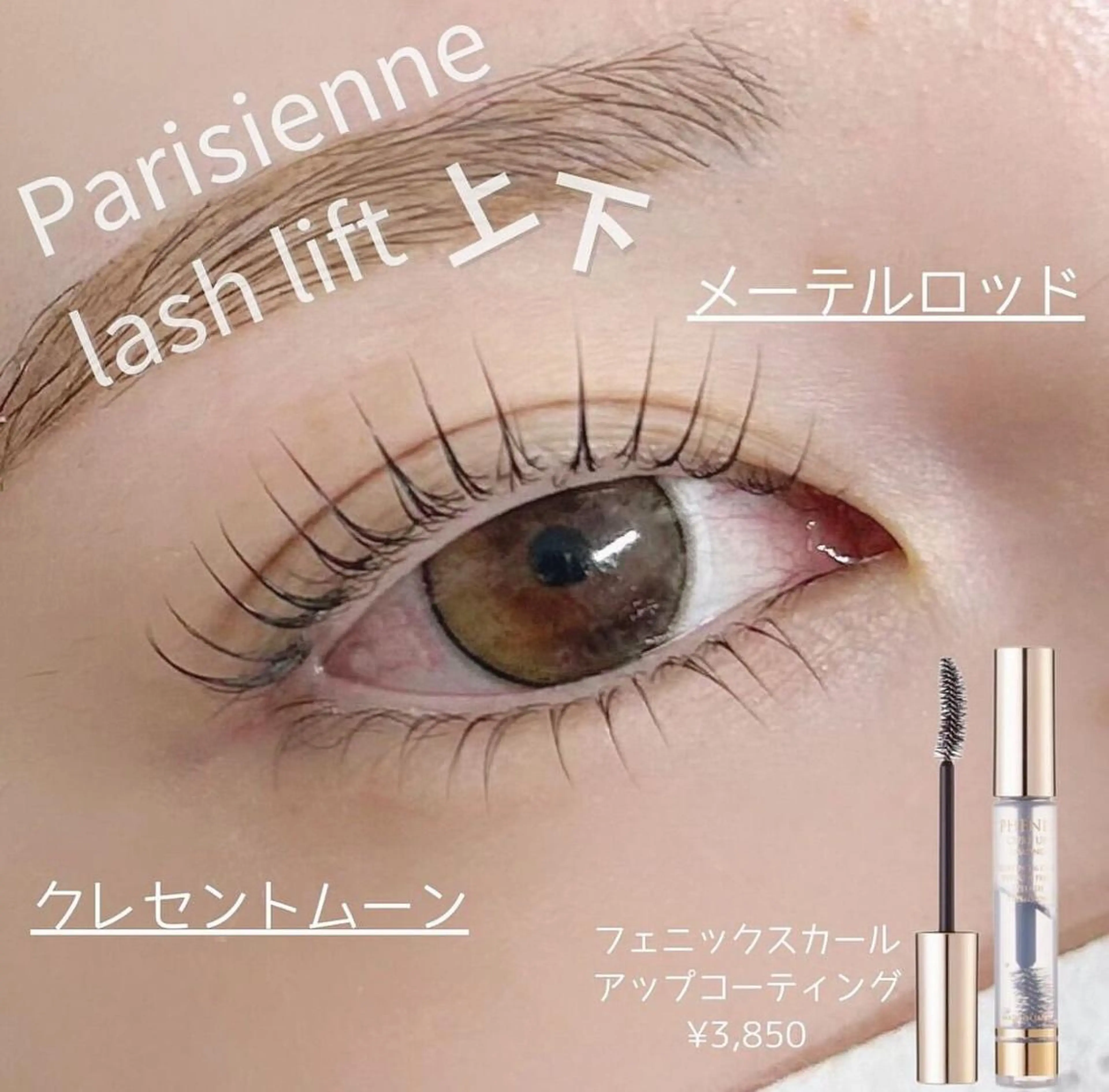 上下パリジェンヌラッシュリフト￥9050→￥8000《3stepトリートメント付き》の写真