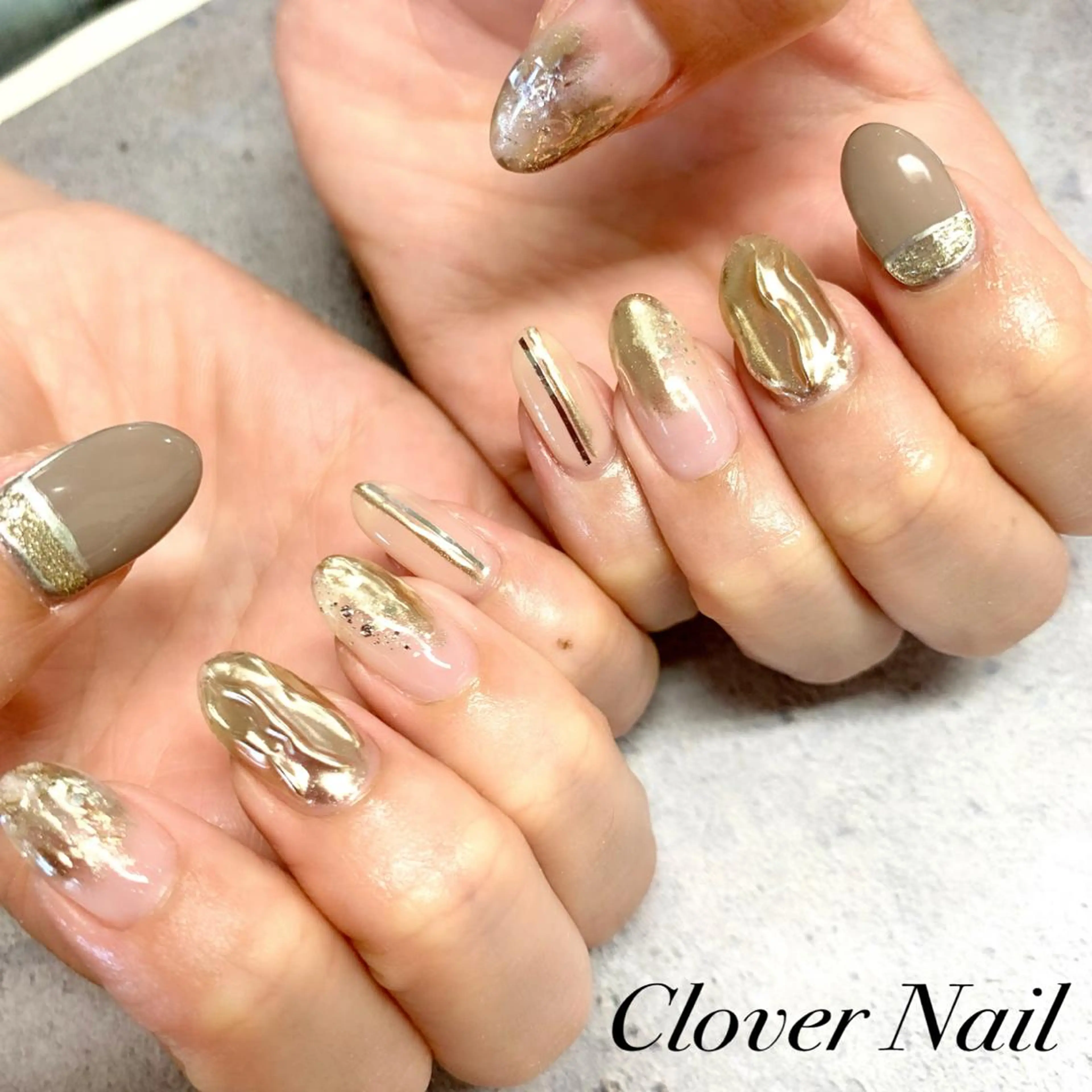 ネイル clover nailのネイルデザイン