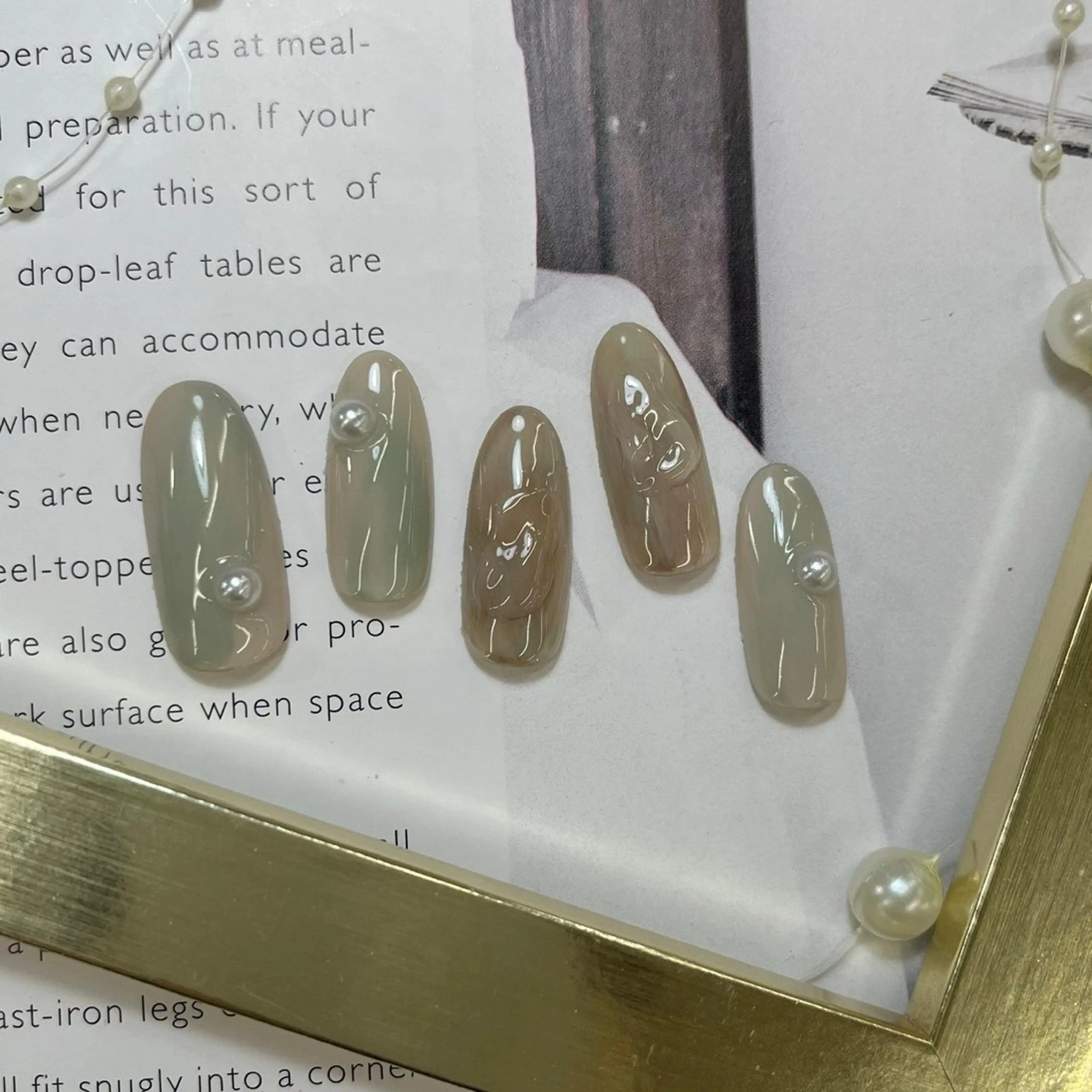 ネイル ⭐︎休業中の練習⭐︎ JNA認定講師髙橋のネイルデザイン