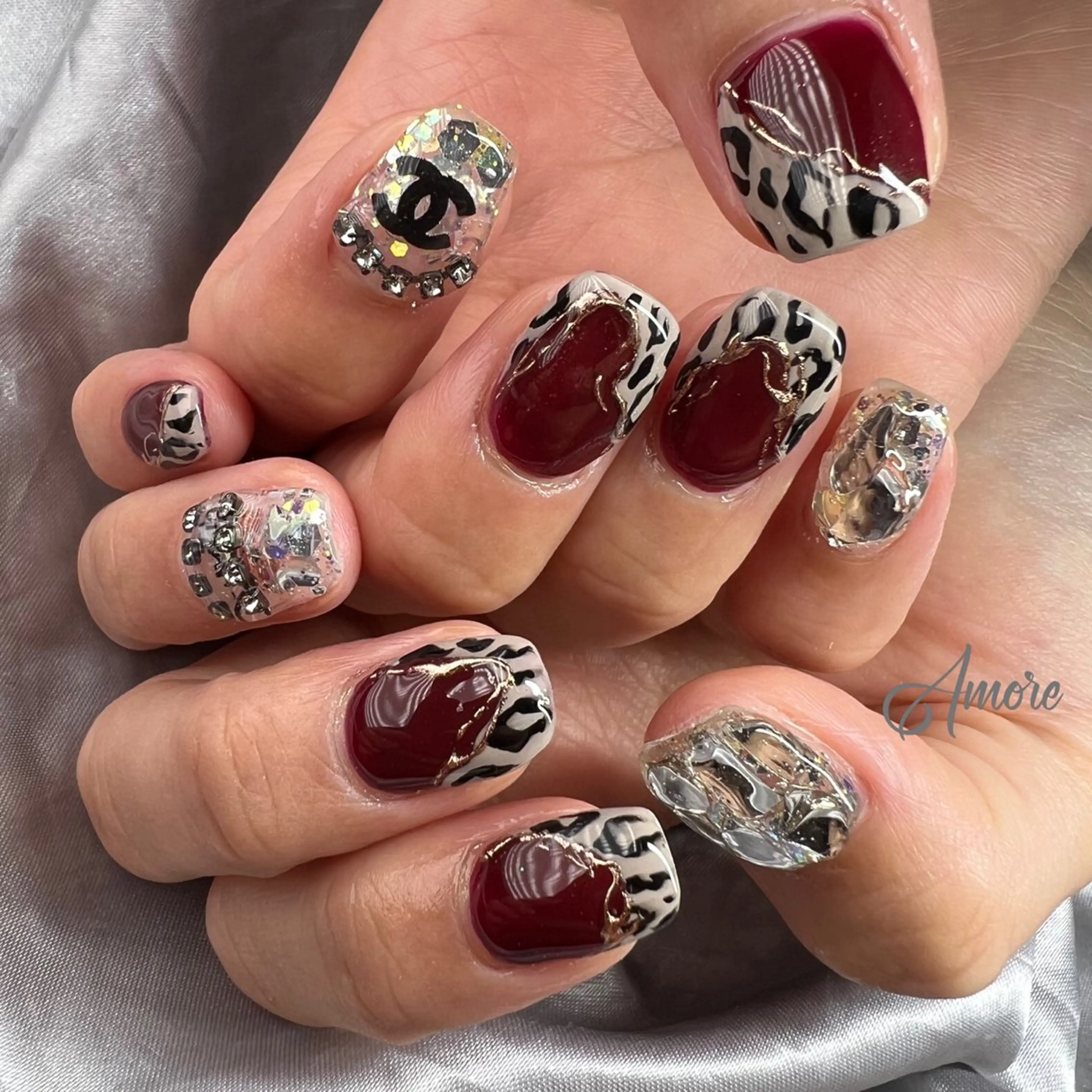 ネイル ジェルネイル 韓国ネイル パラジェル You kyehwaのネイルデザイン