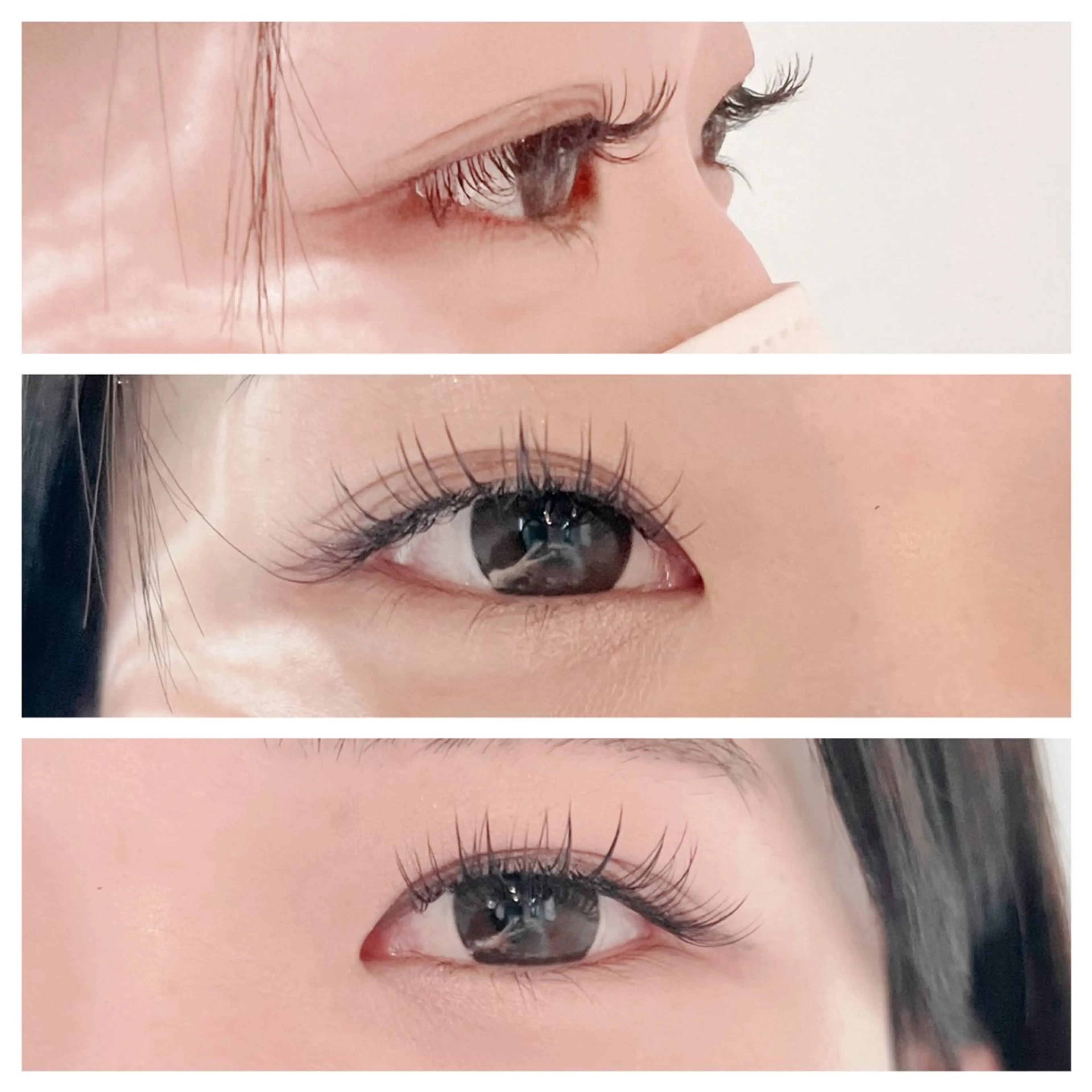 マツエク・マツパ フラットラッシュ alice天王寺所属・arisa .のマツエク・マツパデザイン