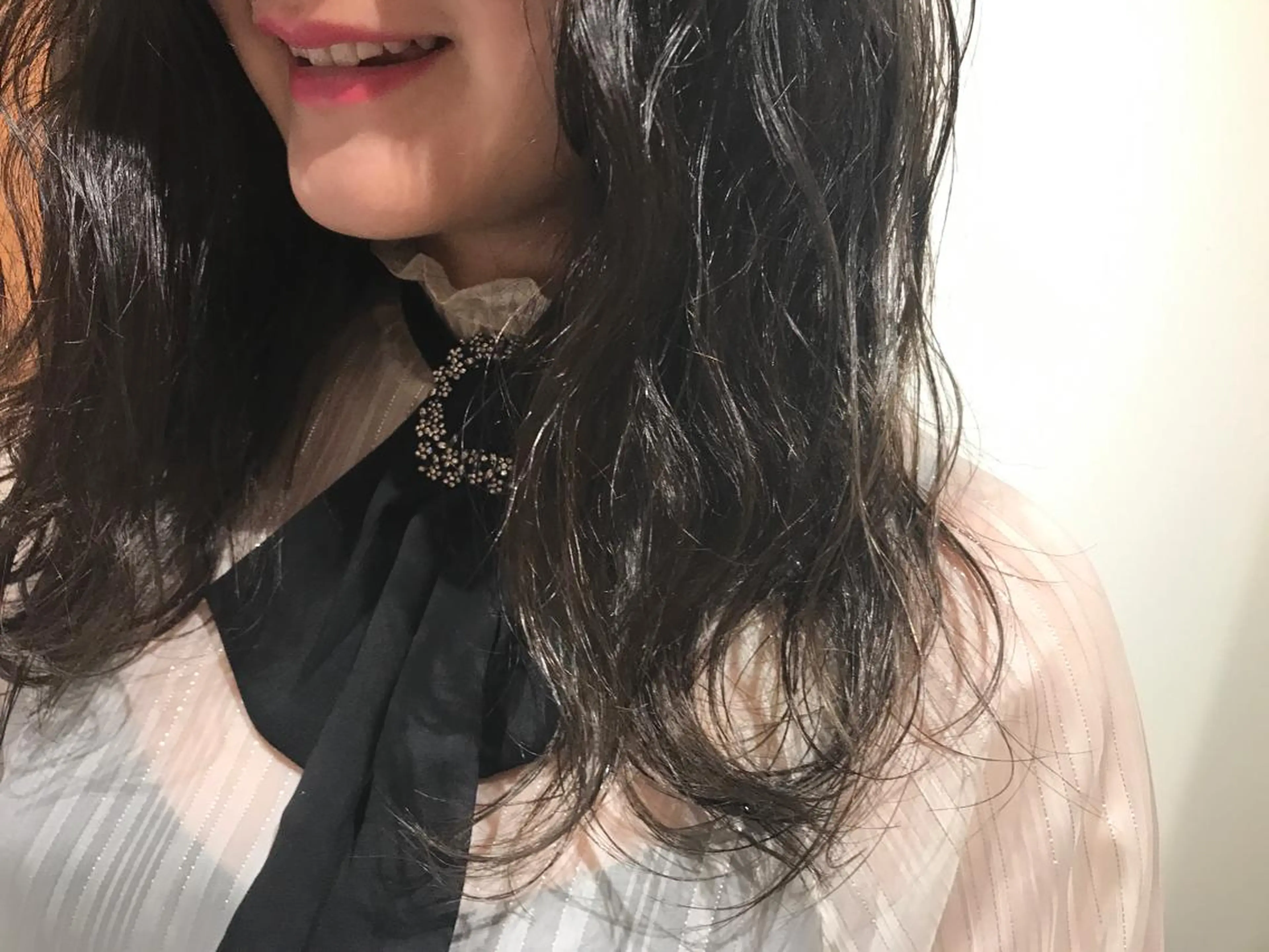 セミロング カラー アッシュ ブルーカラー ブルーアッシュ ハイライトカラー ハイライト 清水　ちひろ ✄トップスタイリストのヘアスタイル