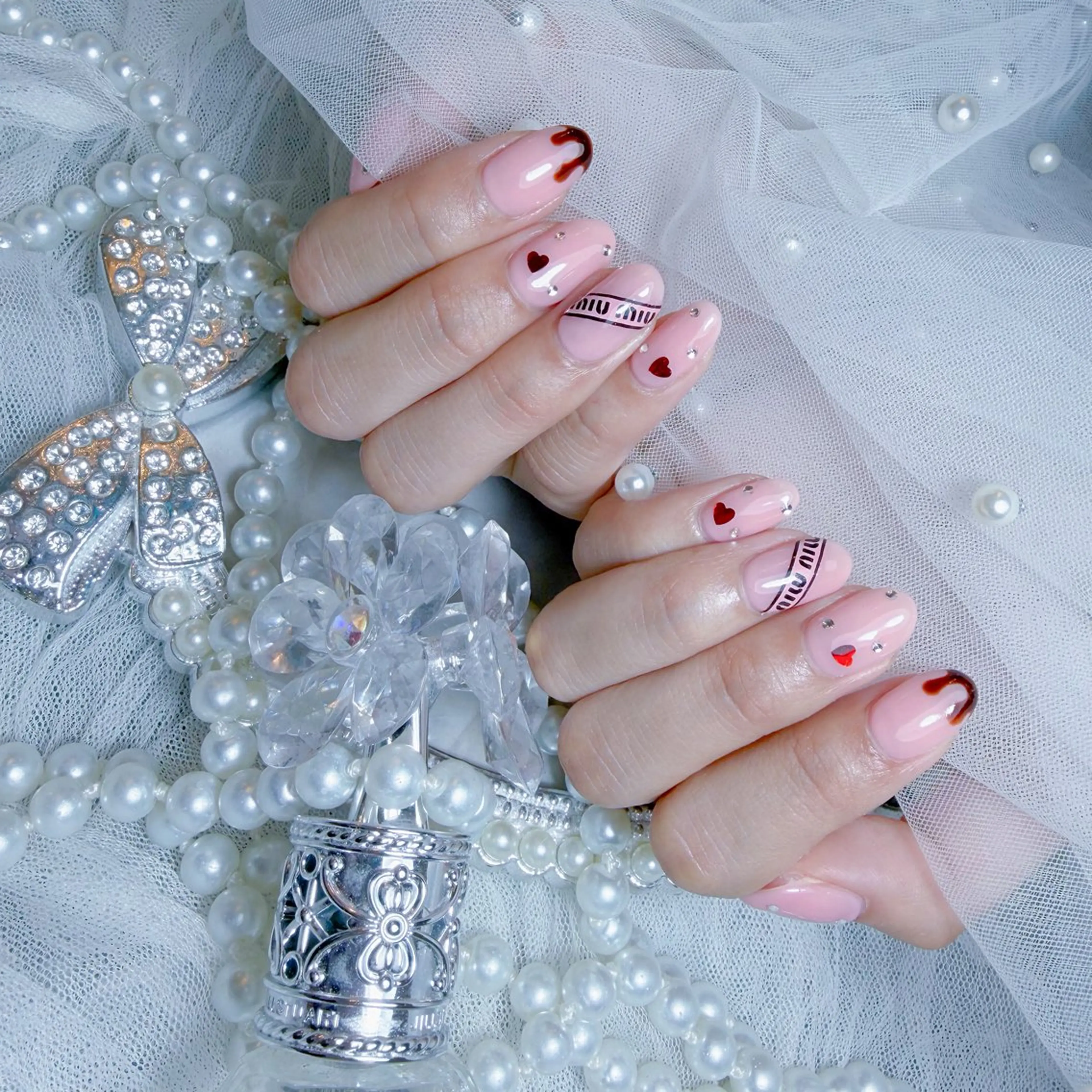 ネイル ハンドネイル Yudia🩵 Yuiのネイルデザイン