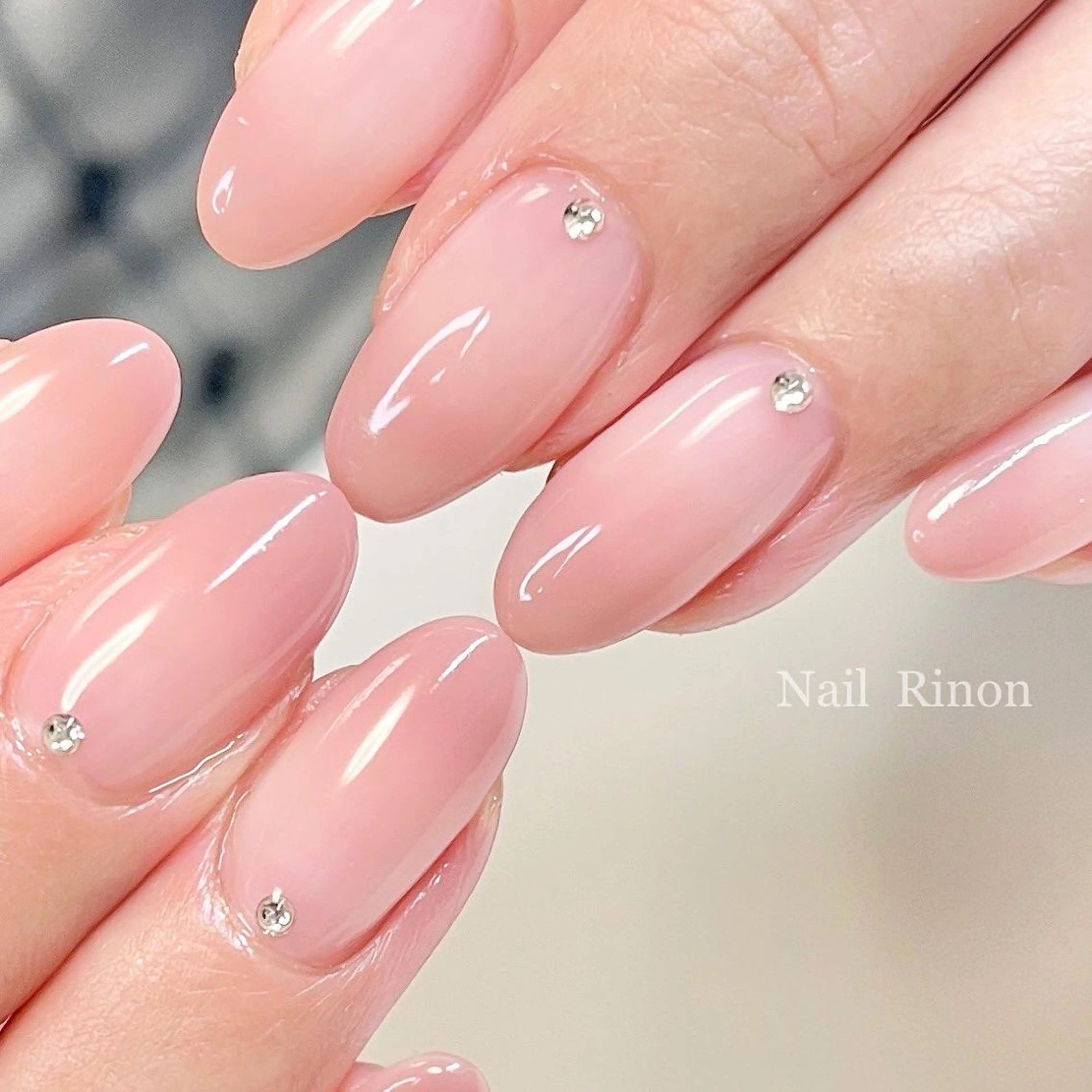 ネイル グラデーション シンプルネイル ハンドネイル Nail Rinonのネイルデザイン