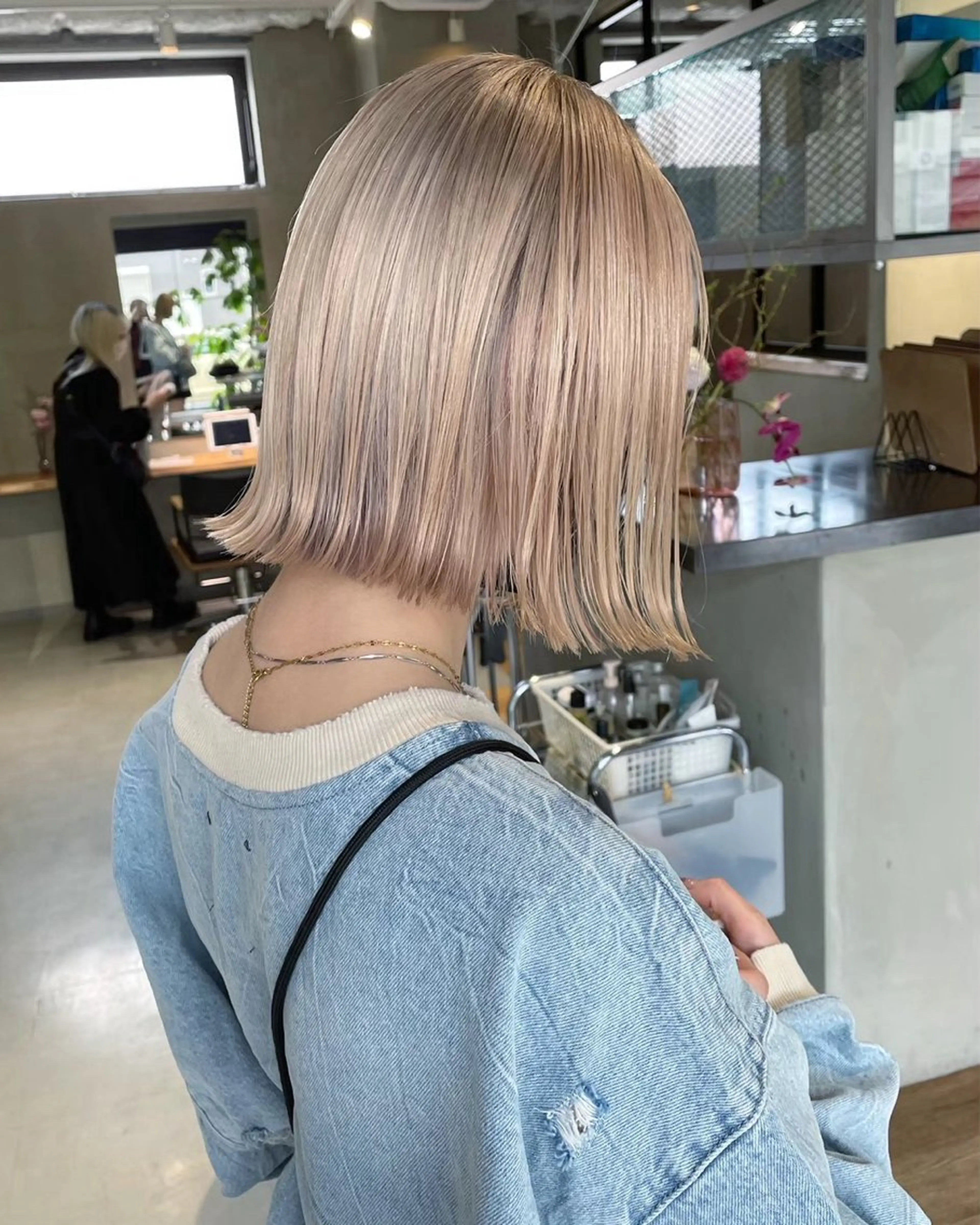 ショート カラー Hina/ハイライト 、パーマモデル募集中のヘアスタイル