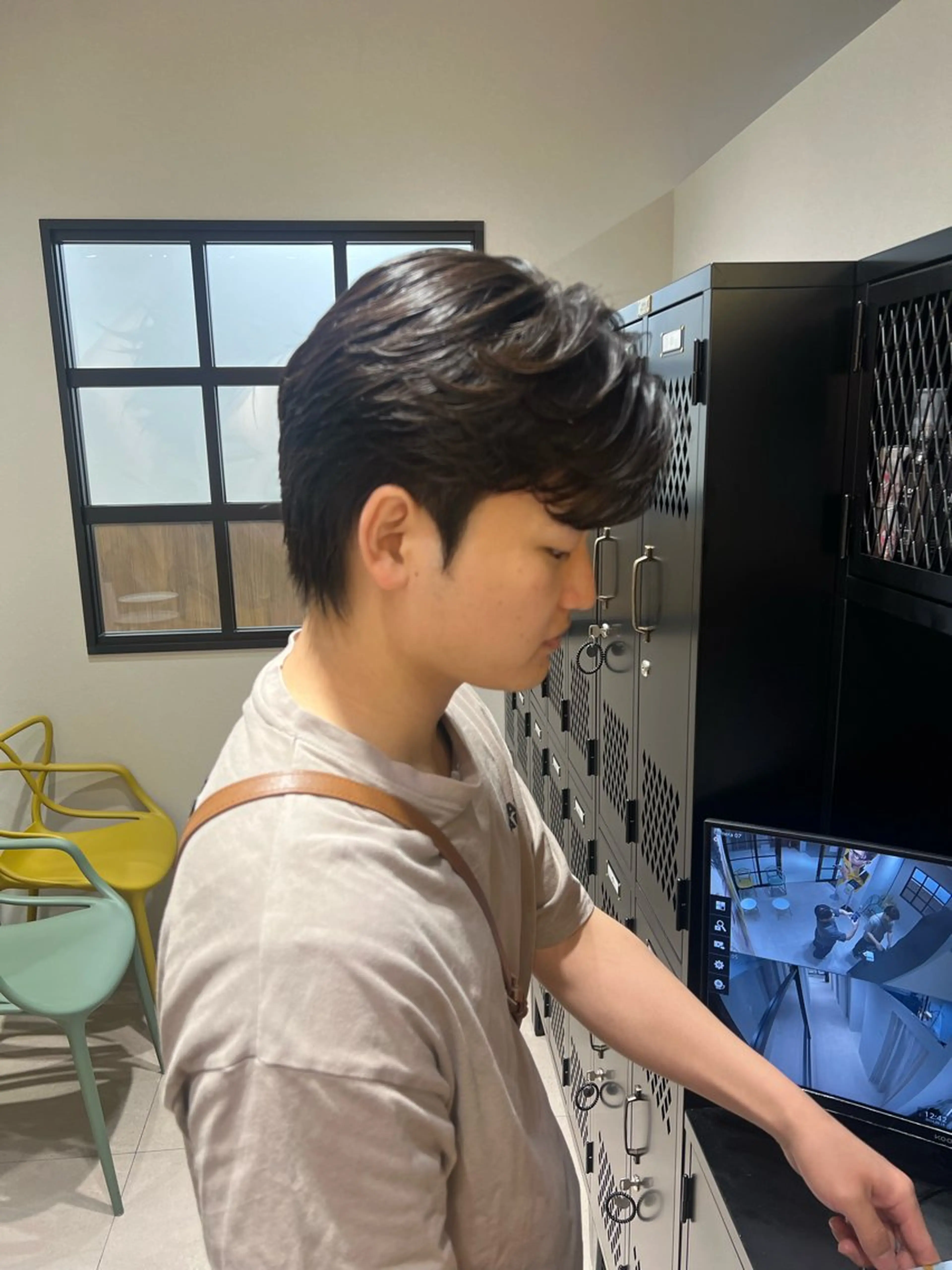 ショート パーマ 韓国風ヘア ダウンパーマ/ 韓流ヘア/下栃棚渚のヘアスタイル