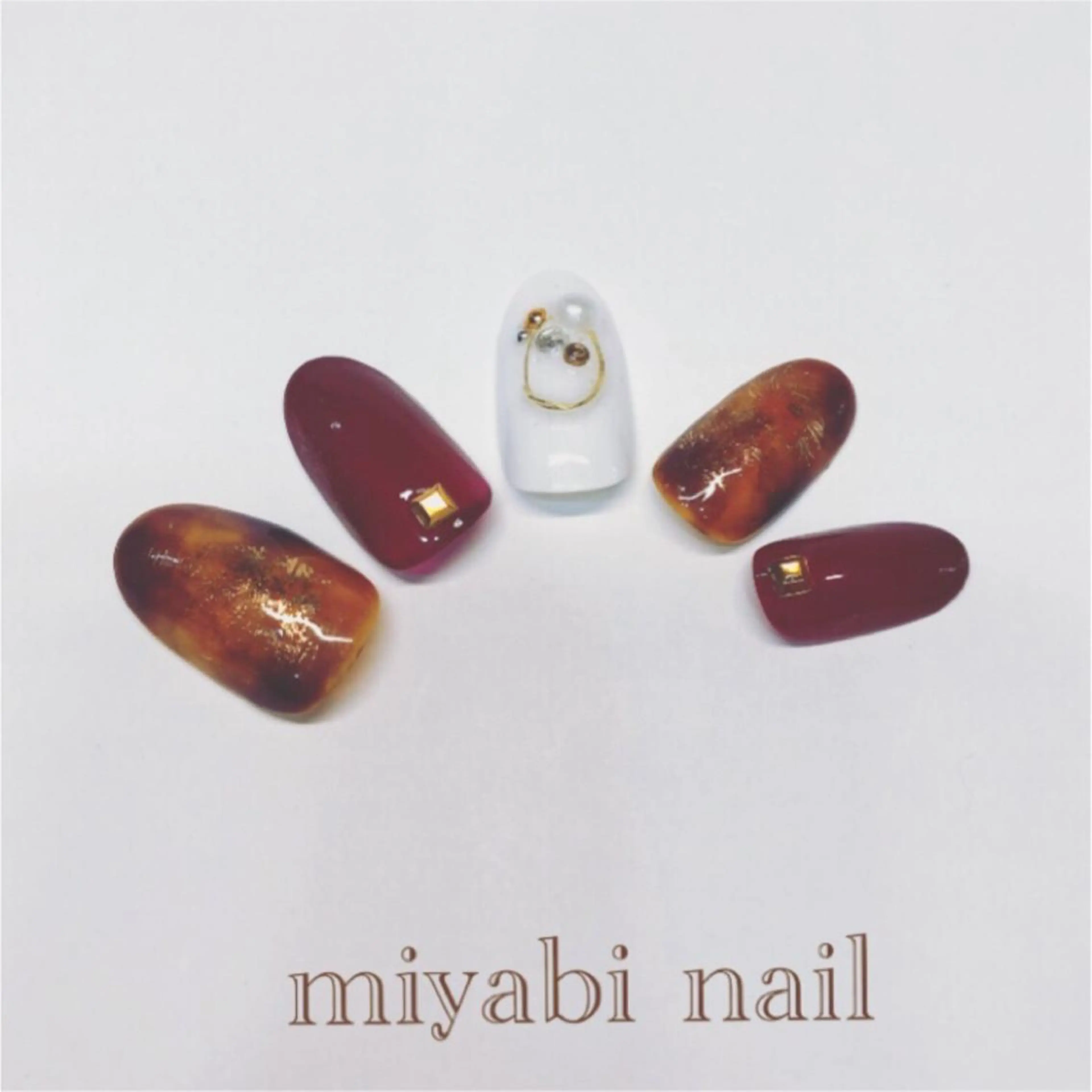 ネイル miyabi nail 桂川駅近くのネイルデザイン
