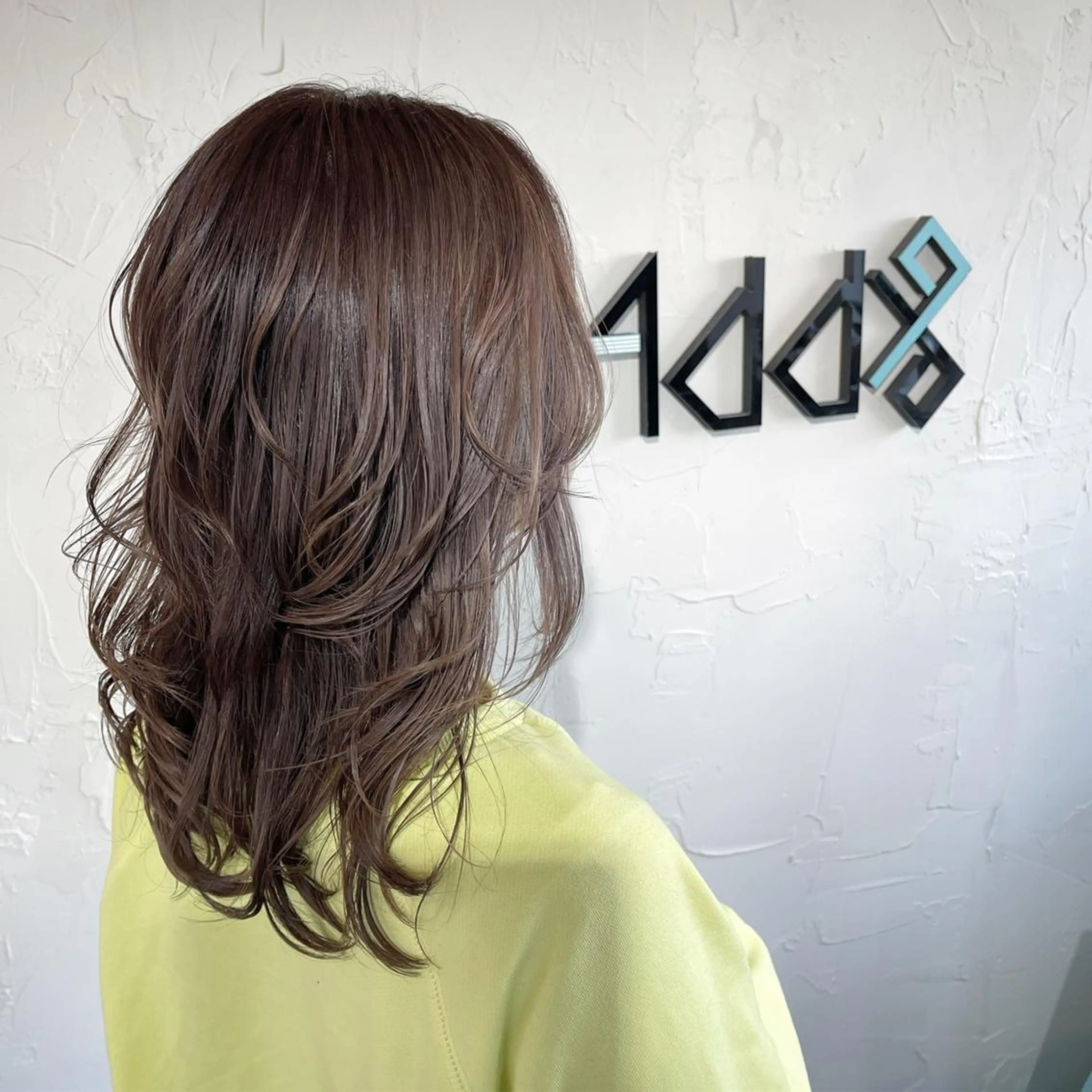 セミロング ヘアアレンジ パーマ カラー カット ヘアカラー トリートメント ヘッドスパ Add9 柳田健登のヘアスタイル