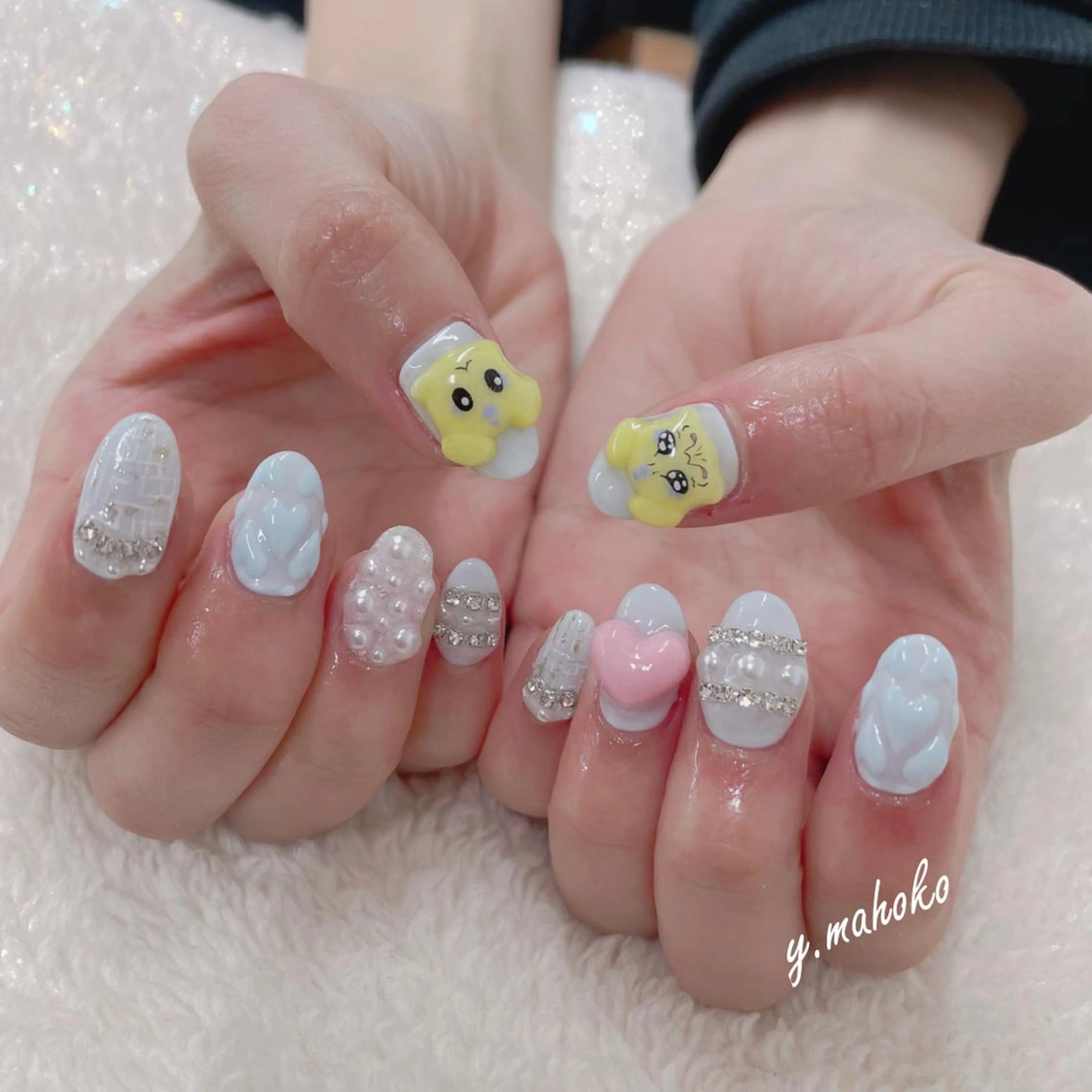 ネイル ハンドネイル She nail studio 原宿所属・パラジェル有/ スカルプ/mahoのネイルデザイン